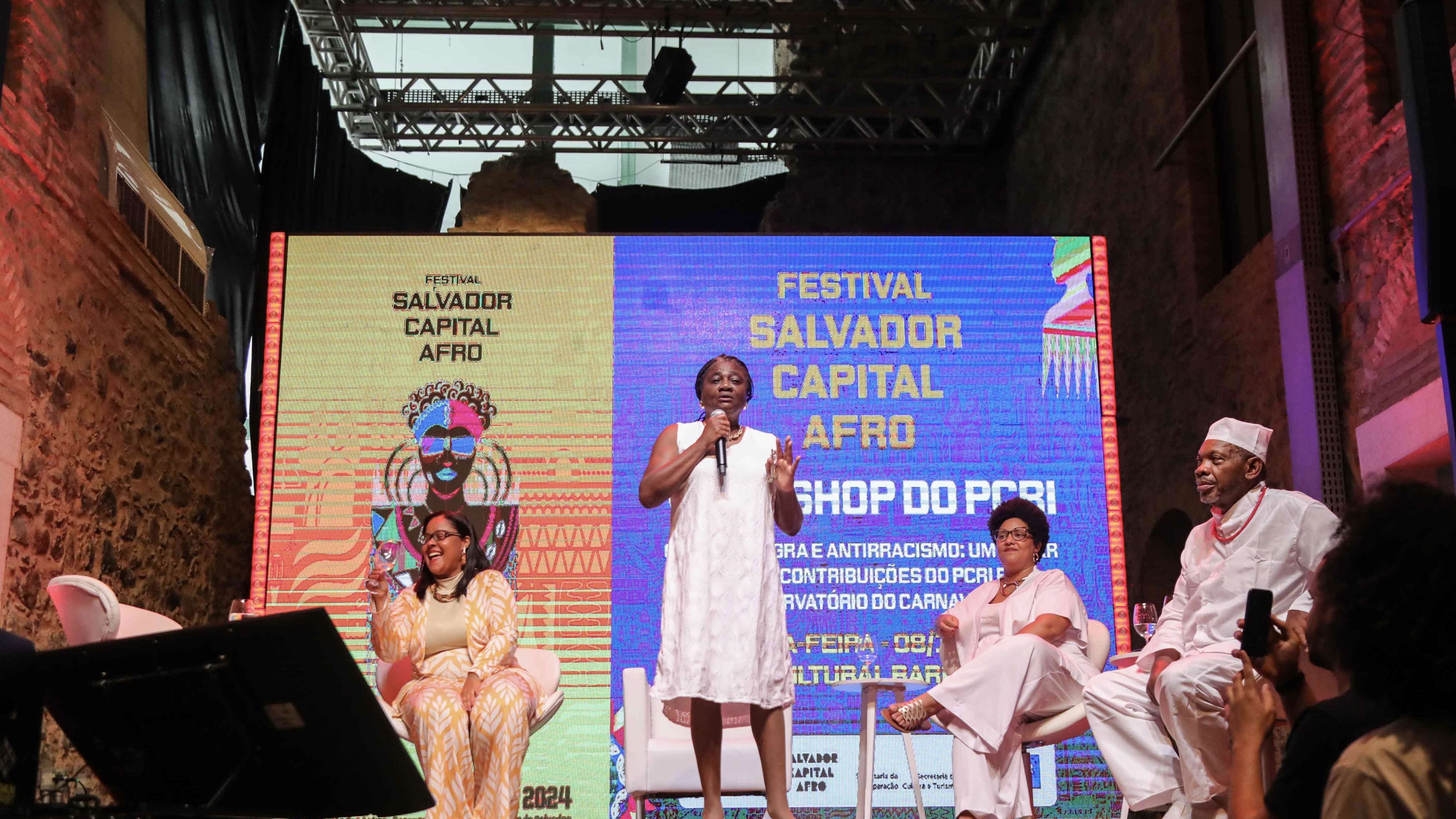 Painel de Cultura Negra e antirracismo encerra Festival Salvador Capital Afro com discussão sobre ações contra o racismo institucional
