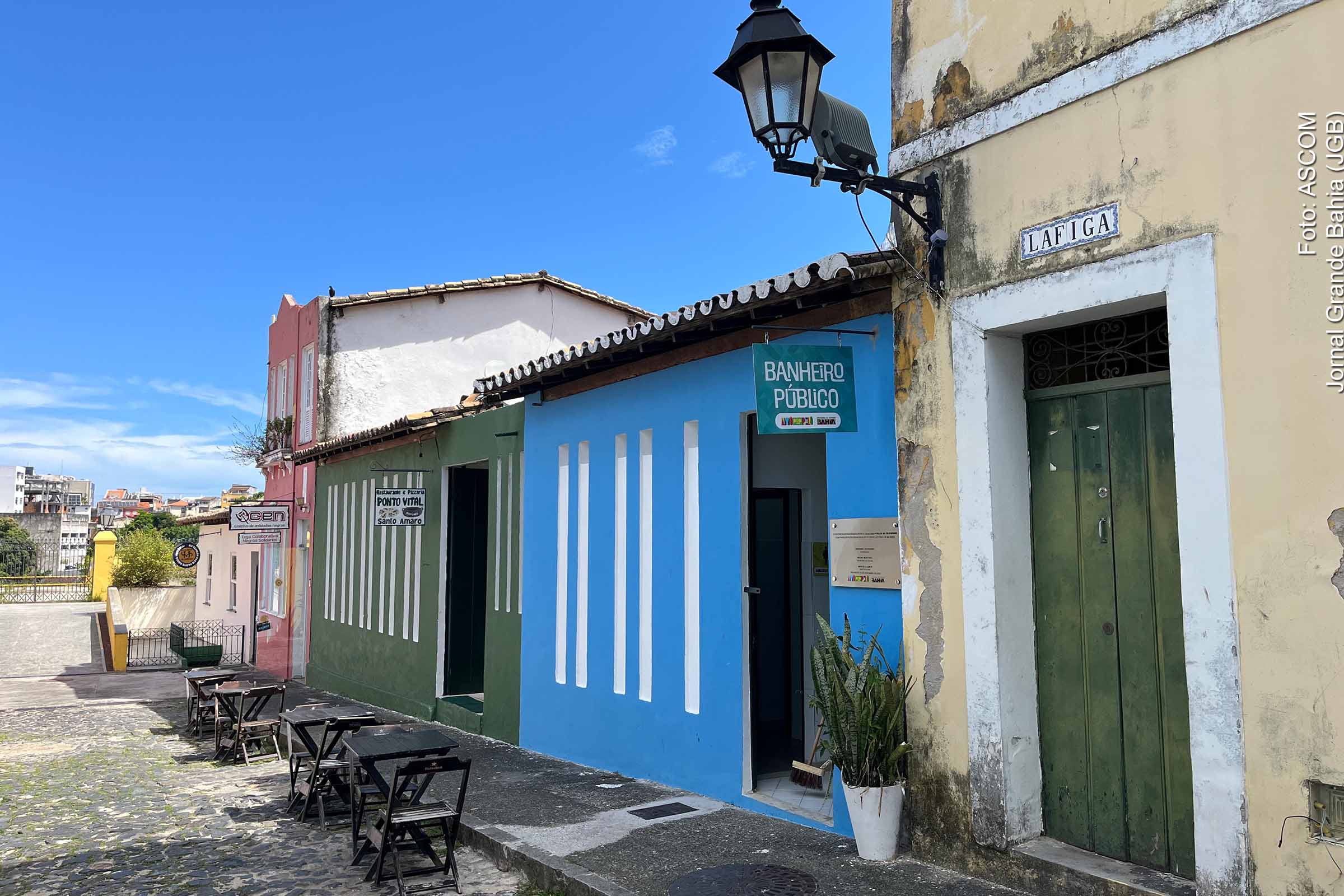 Após 20 anos desativado, sanitário público é reaberto no Pelourinho com gestão da SecultBa e Conder