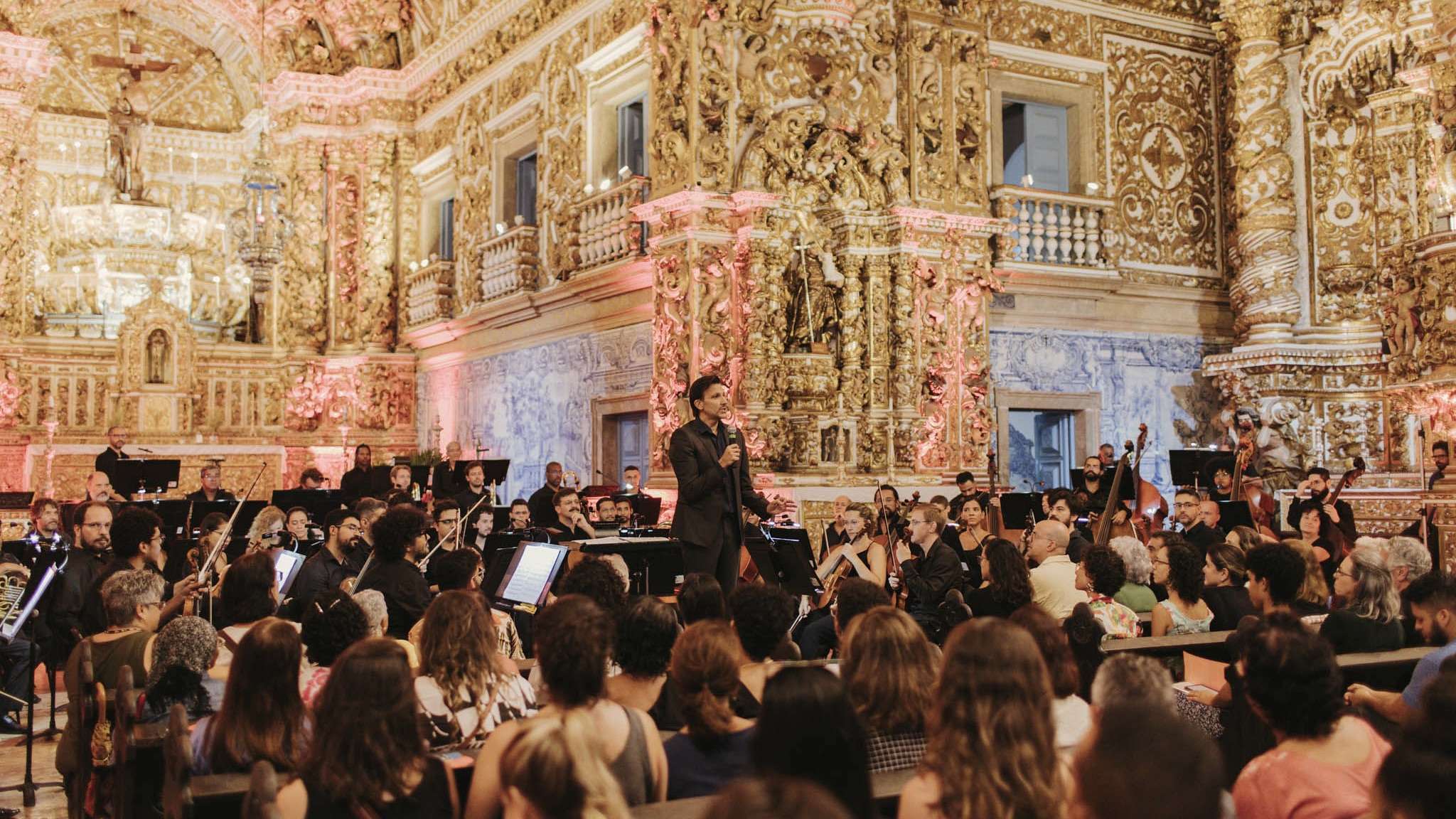 Concerto Natalino da Orquestra Sinfônica da Bahia celebra as festas de Fim de Ano no Pelourinho.