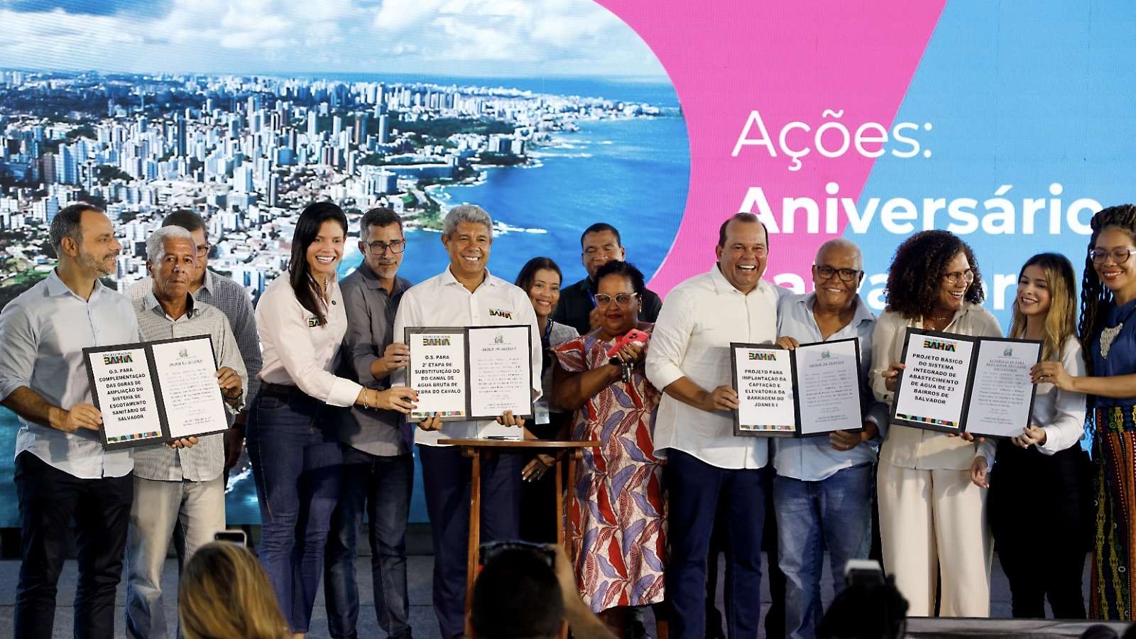 No aniversário de 476 anos, Salvador recebe investimento de R$ 126,6 milhões em infraestrutura hídrica