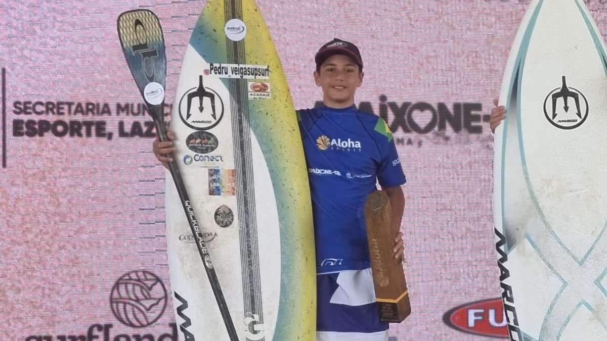 Talento baiano do stand up paddle conquista vitória na primeira etapa do circuito nacional
