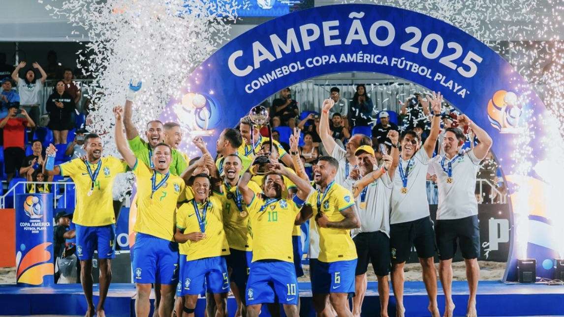 Brasil conquista a Copa América de Beach Soccer e garante vaga na Copa do Mundo