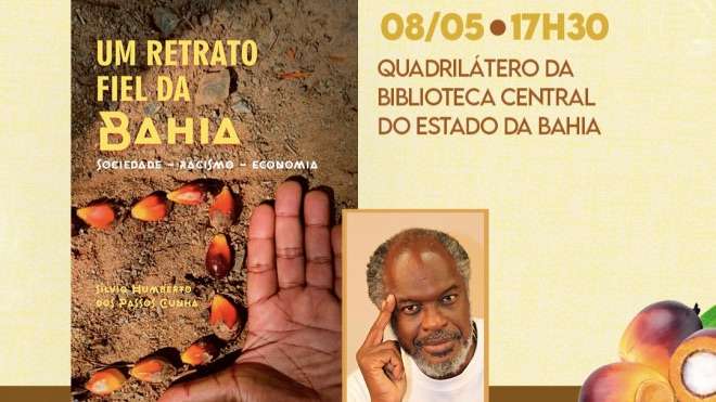 Sílvio Humberto lança livro com análise crítica das relações raciais e econômicas no pós-abolição na Bahia.