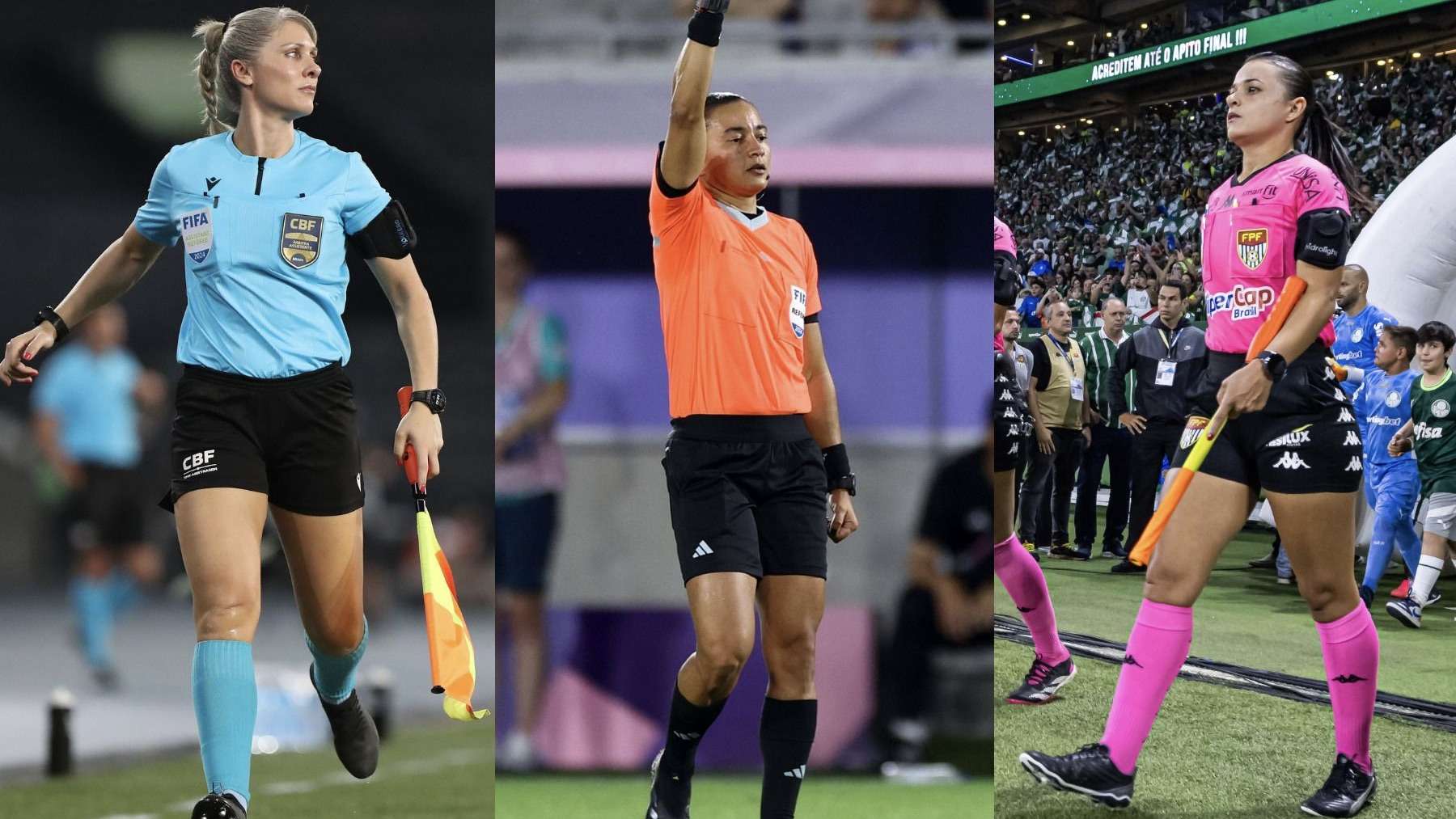 Trio de árbitras brasileiras é designado para atuar na Eurocopa Feminina 2025, na Suíça