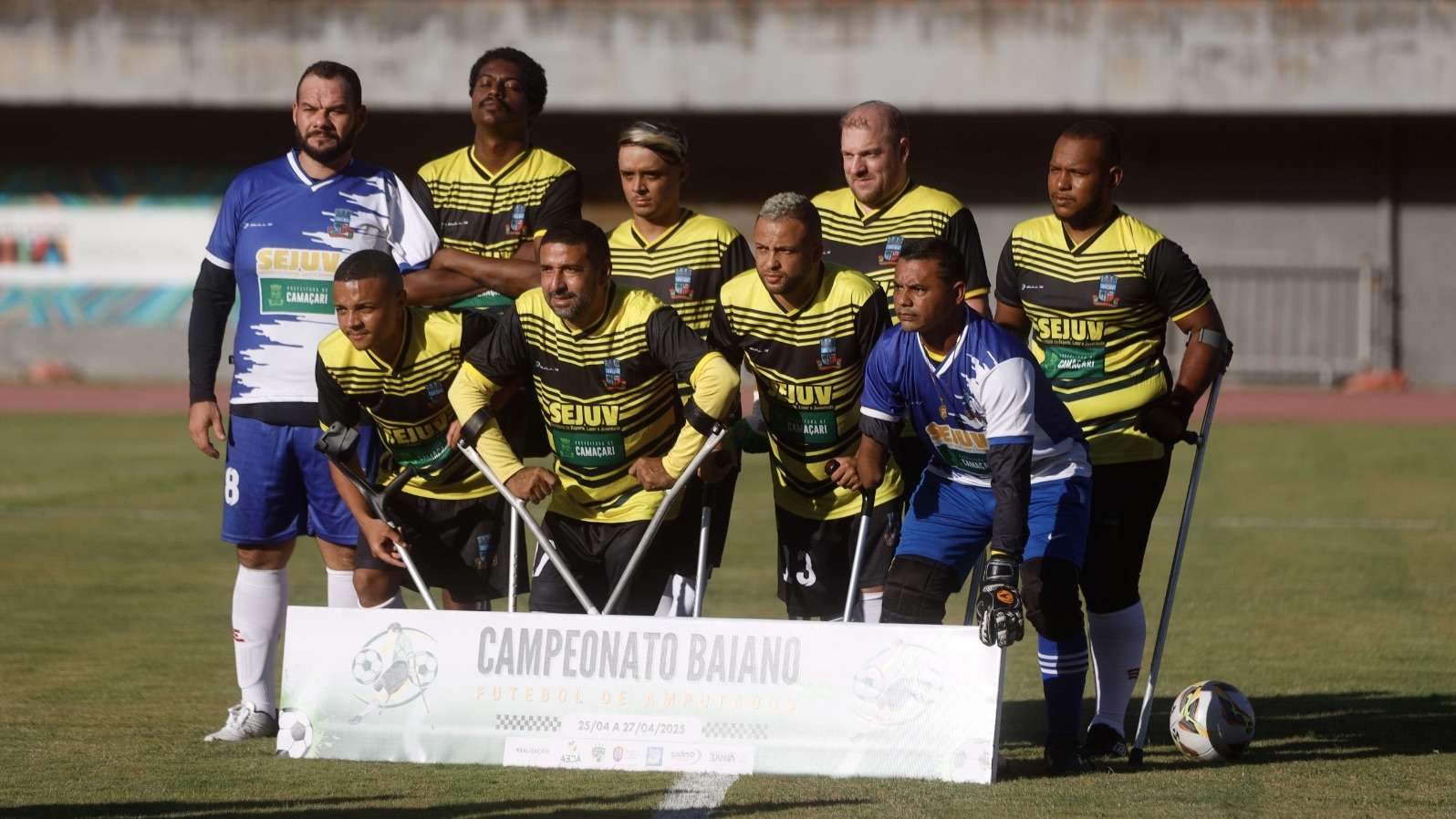 Estádio de Pituaçu sedia a 5ª edição do Campeonato Baiano de Futebol de Amputados
