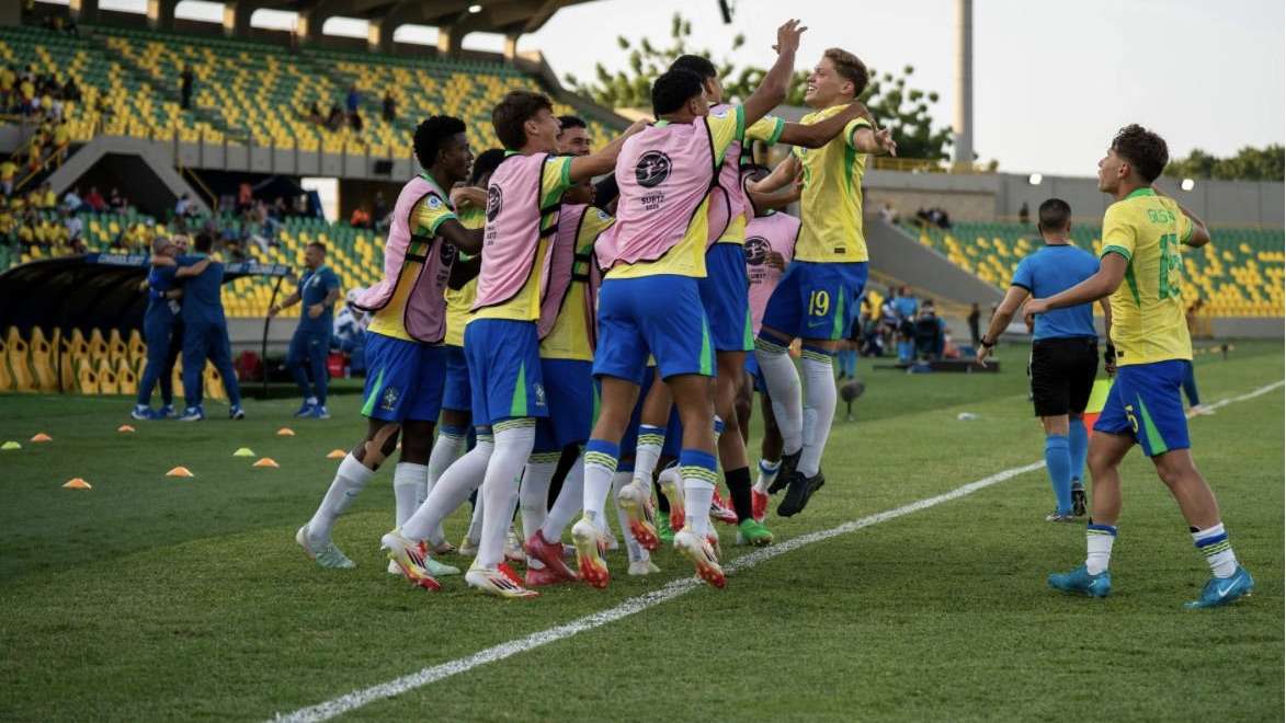 Brasil vence o Chile por 1 a 0 e avança à final do Sul-Americano Sub-17