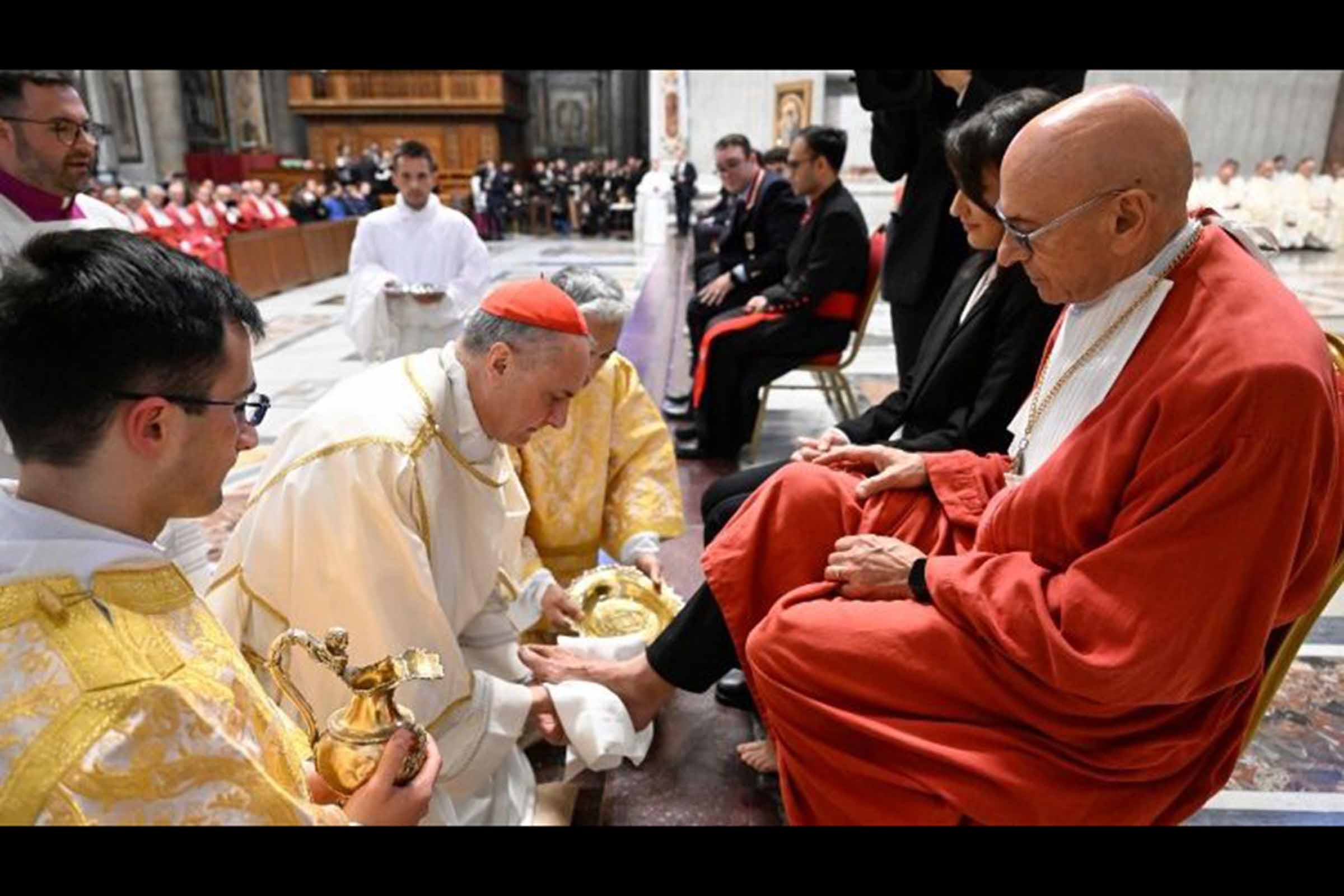 Cardeal Gambetti reflete sobre a Paixão de Cristo na Missa da Ceia do Senhor no Vaticano