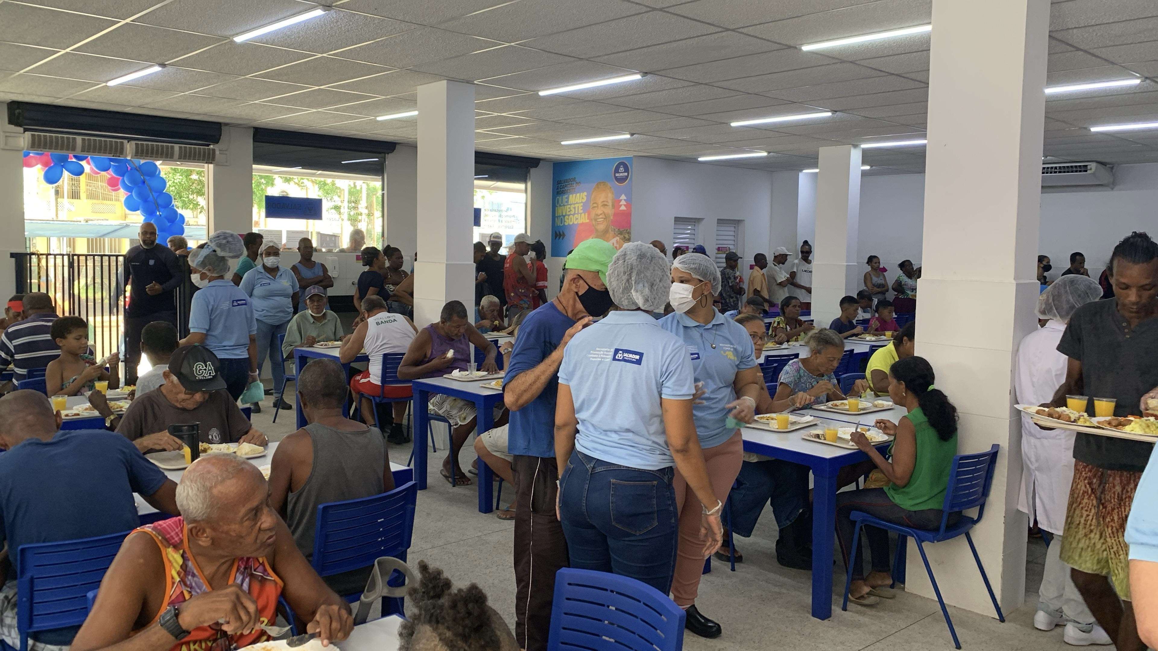 Salvador restaurante popular de Periperi completa um ano com mais de 110 mil refeições servidas.
