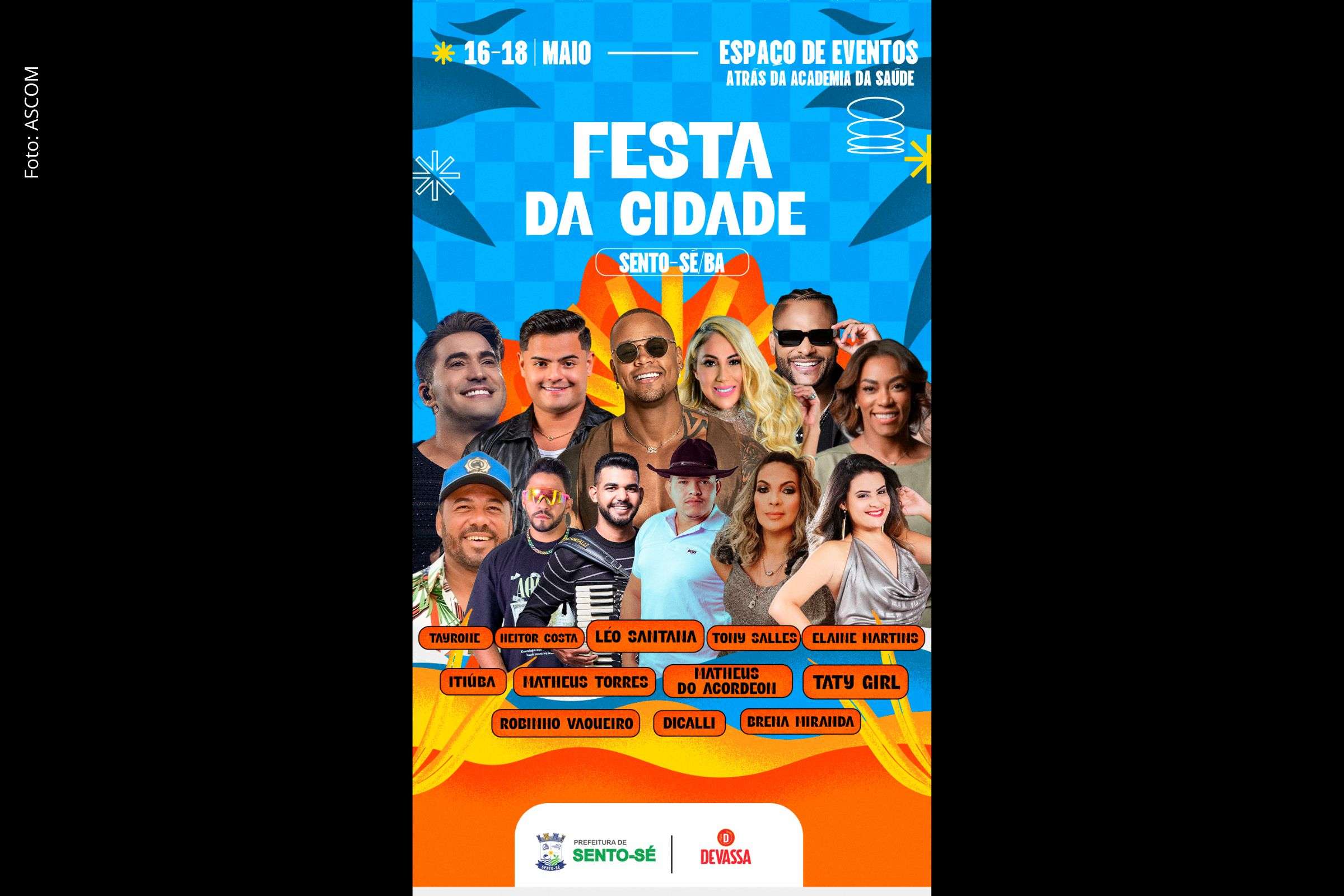 Evento será realizado no Espaço de Eventos e contará com shows de artistas nacionais e programação religiosa.