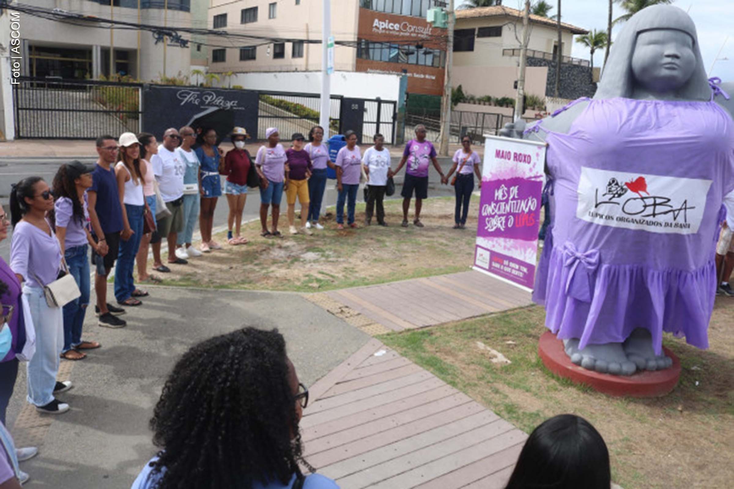 Evento promovido pela Associação Lúpicos Organizados da Bahia marcou o início da campanha anual de conscientização sobre a doença autoimune.