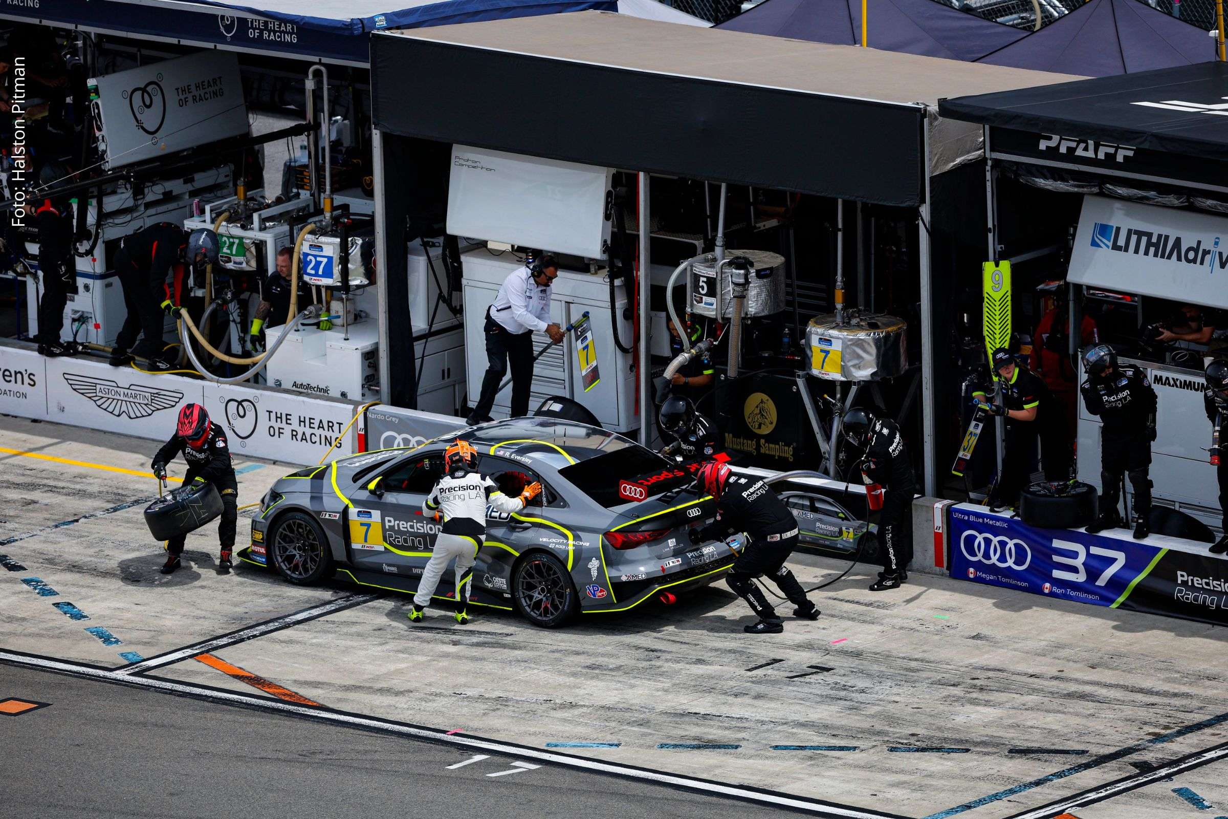 Problema nos boxes compromete chance de pódio de Celso Neto em Watkins Glen na IMSA Michelin Pilot Challenge