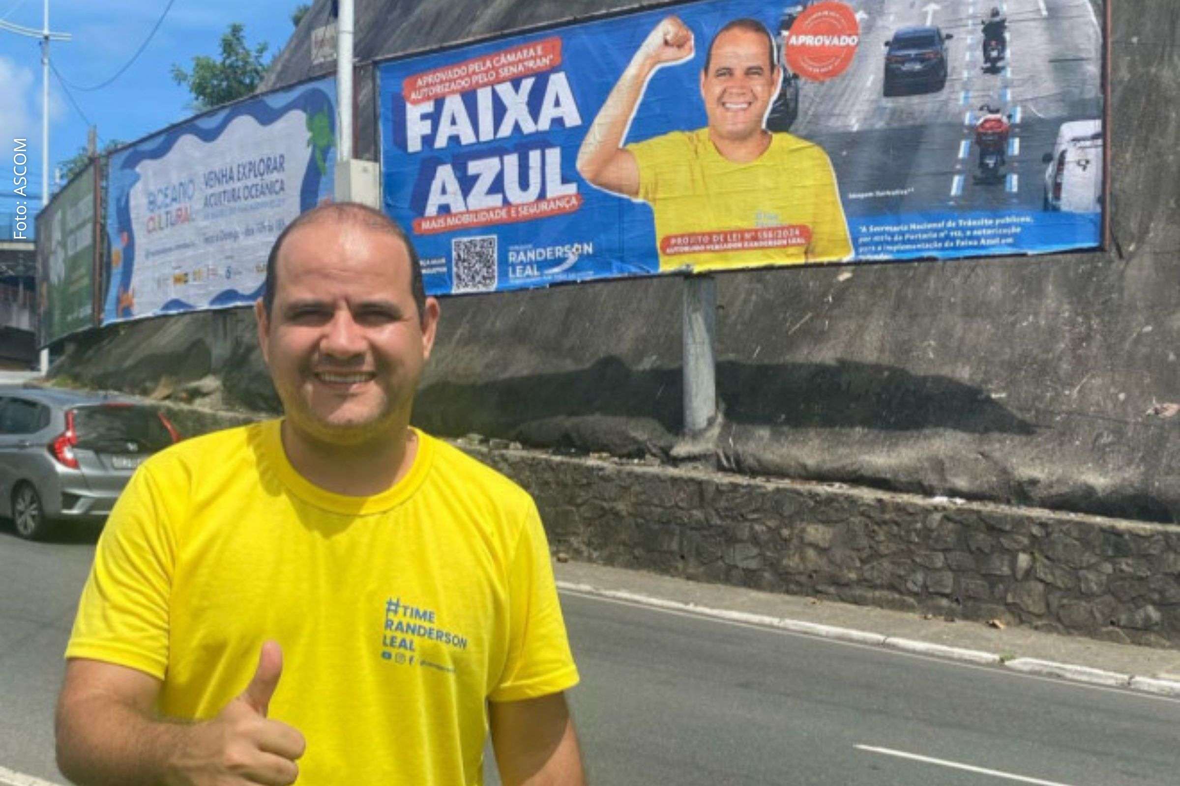 O vereador Randerson Leal afirmou que a motofaixa representa uma medida concreta de proteção à vida e destacou o compromisso de ampliar ações de segurança viária.