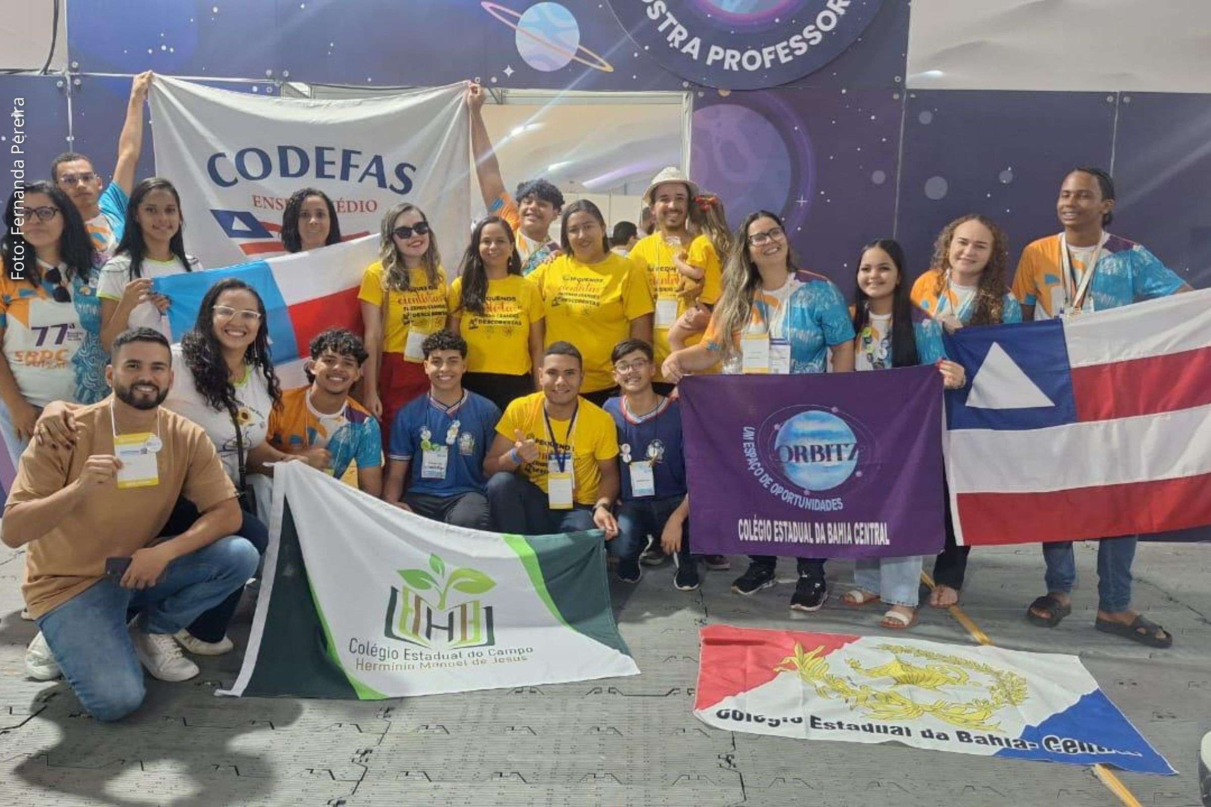 Estudantes participam da programação científica integrada à 77ª Reunião Anual da SBPC com iniciativas voltadas à sustentabilidade, saúde, tecnologia e cultura.