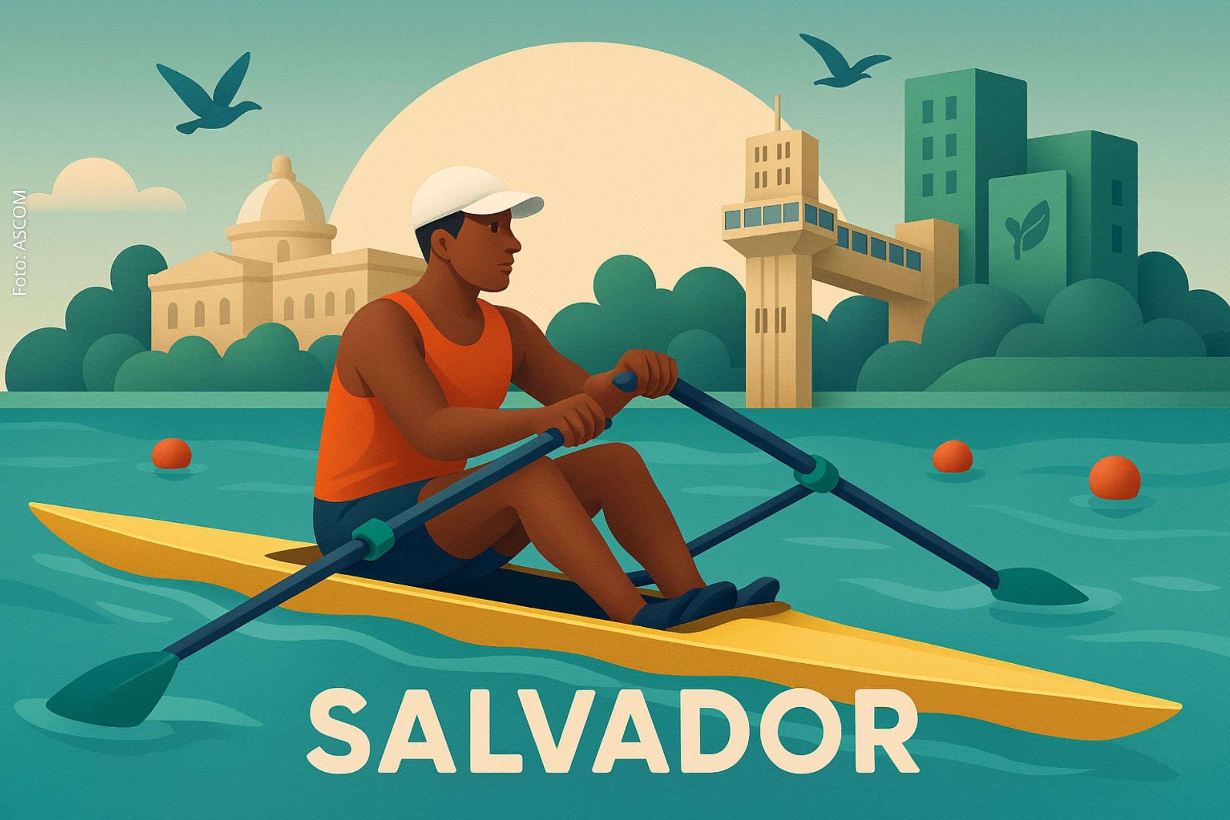 Evento oficial da Confederação Brasileira de Remo integra esporte, ações sociais e ambientais na Raia Olímpica da Ribeira.