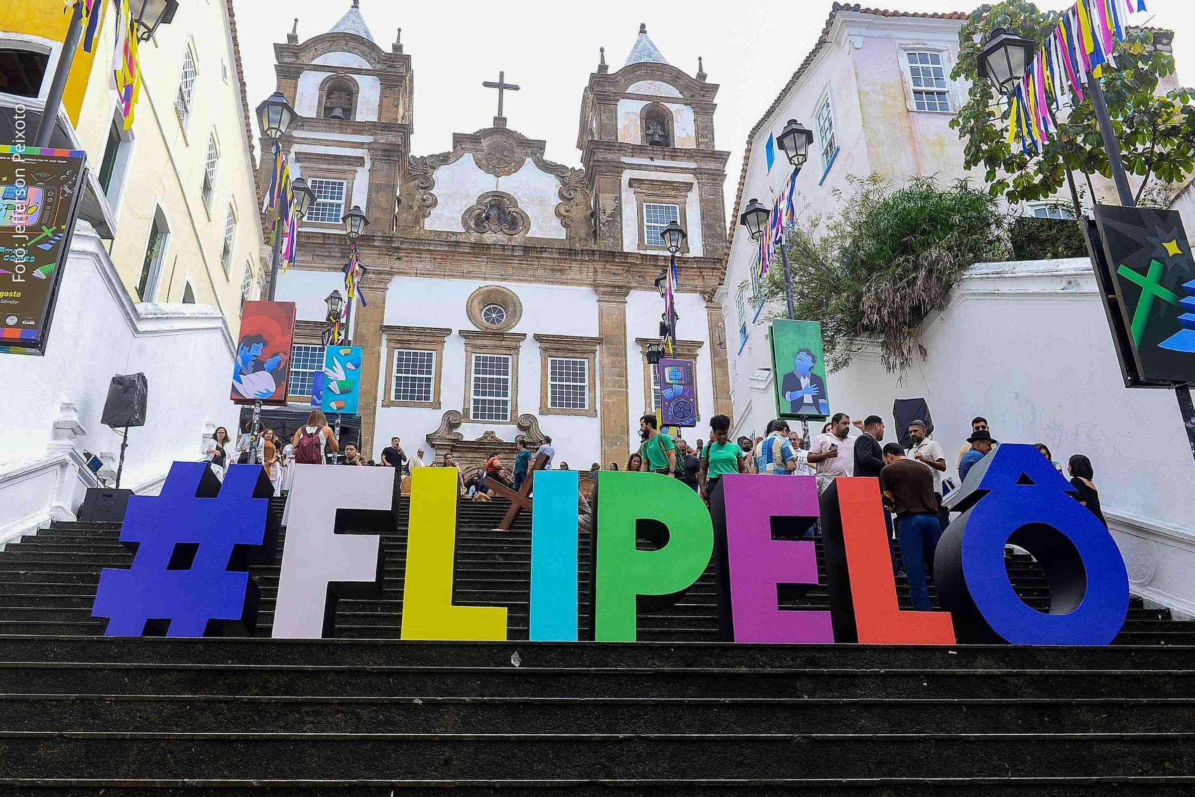 Festa Literária Internacional do Pelourinho acontece de quarta-feira (06/08/2025) até domingo (10/08/2025), no Centro Histórico de Salvador.