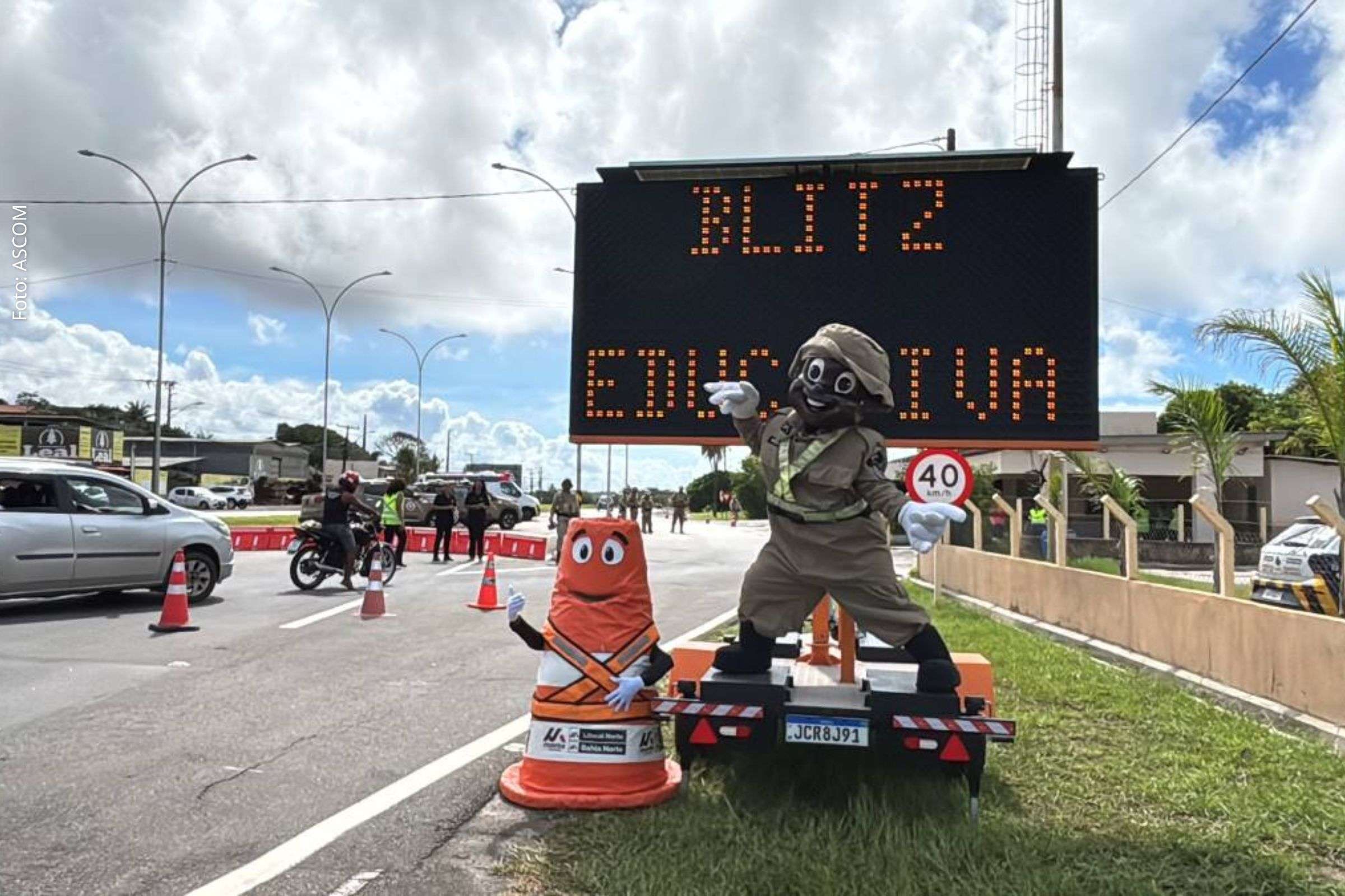 Bahia Norte e Litoral Norte promovem ações educativas na Semana Nacional do Trânsito com blitzes e atividades lúdicas