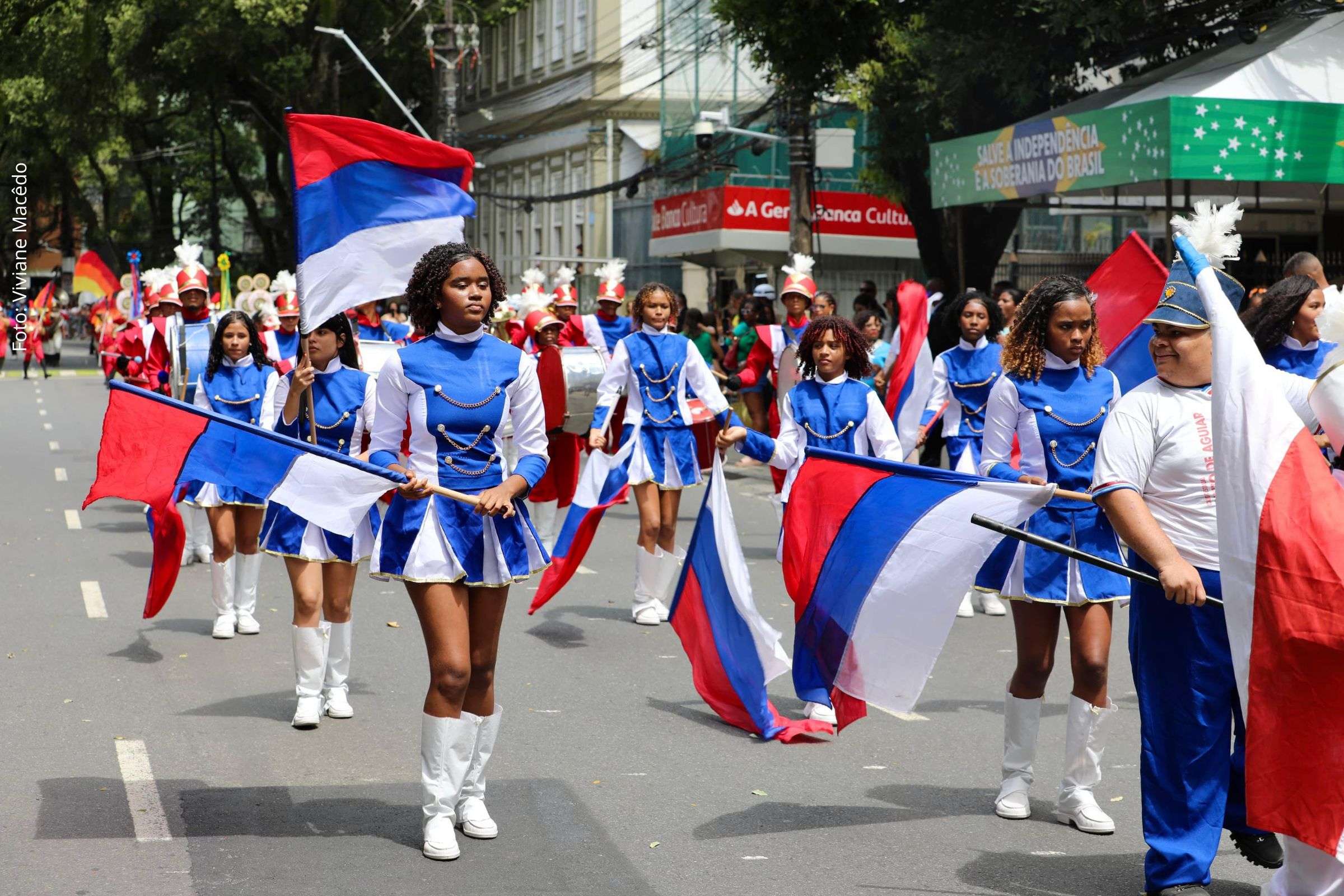 Fanfarras escolares da rede estadual desfilam em Salvador e no interior em celebração à Independência do Brasil