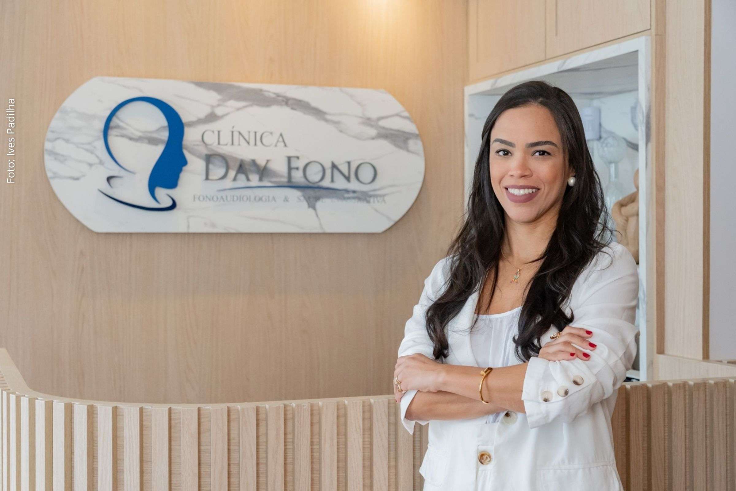 Jeane Seixas, sócia-diretora da Clínica Day Fono, após 15 anos no mercado financeiro, migrou para o setor de saúde e fundou seu próprio negócio.