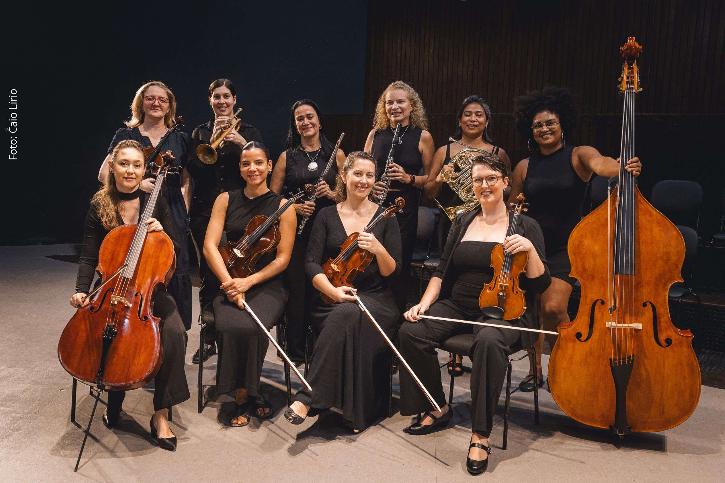 OSBA apresenta concerto ‘Ondinas’ com instrumentistas mulheres no Teatro do Goethe-Institut em Salvador