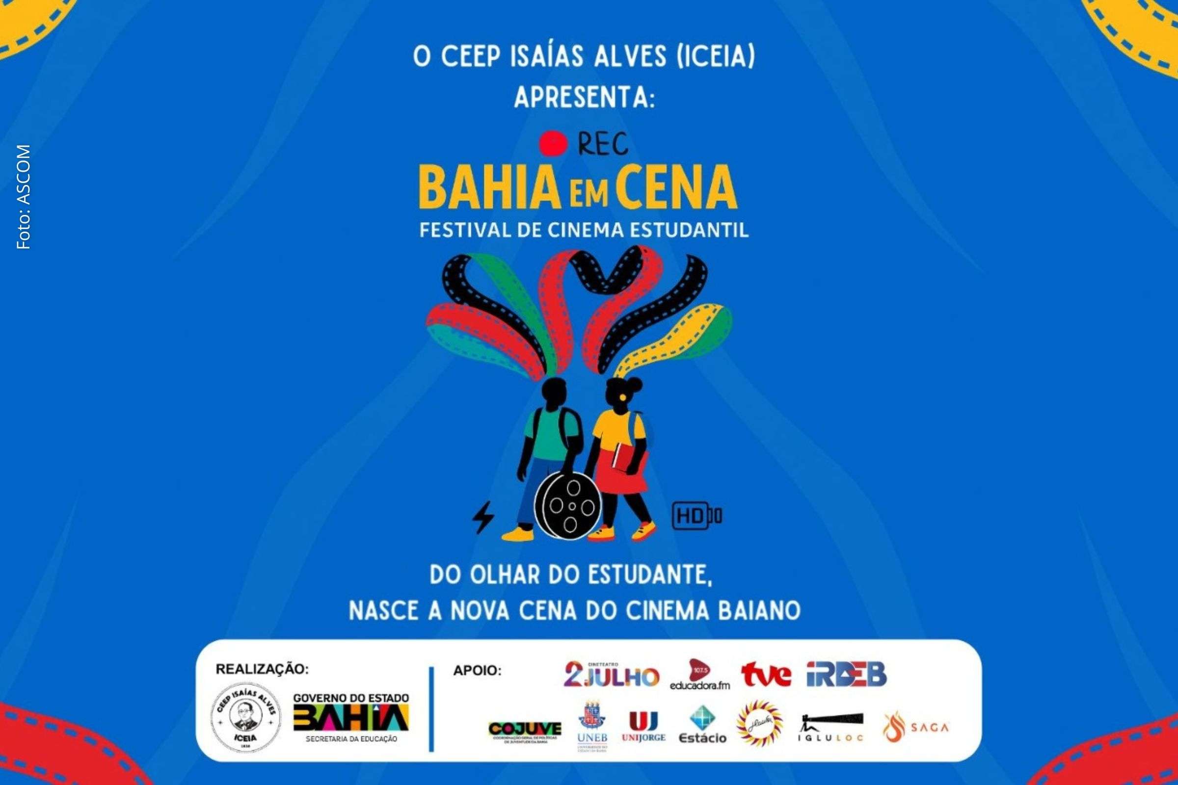 Festival Bahia em Cena realiza final de curtas-metragens produzidos por estudantes e educadores da Bahia