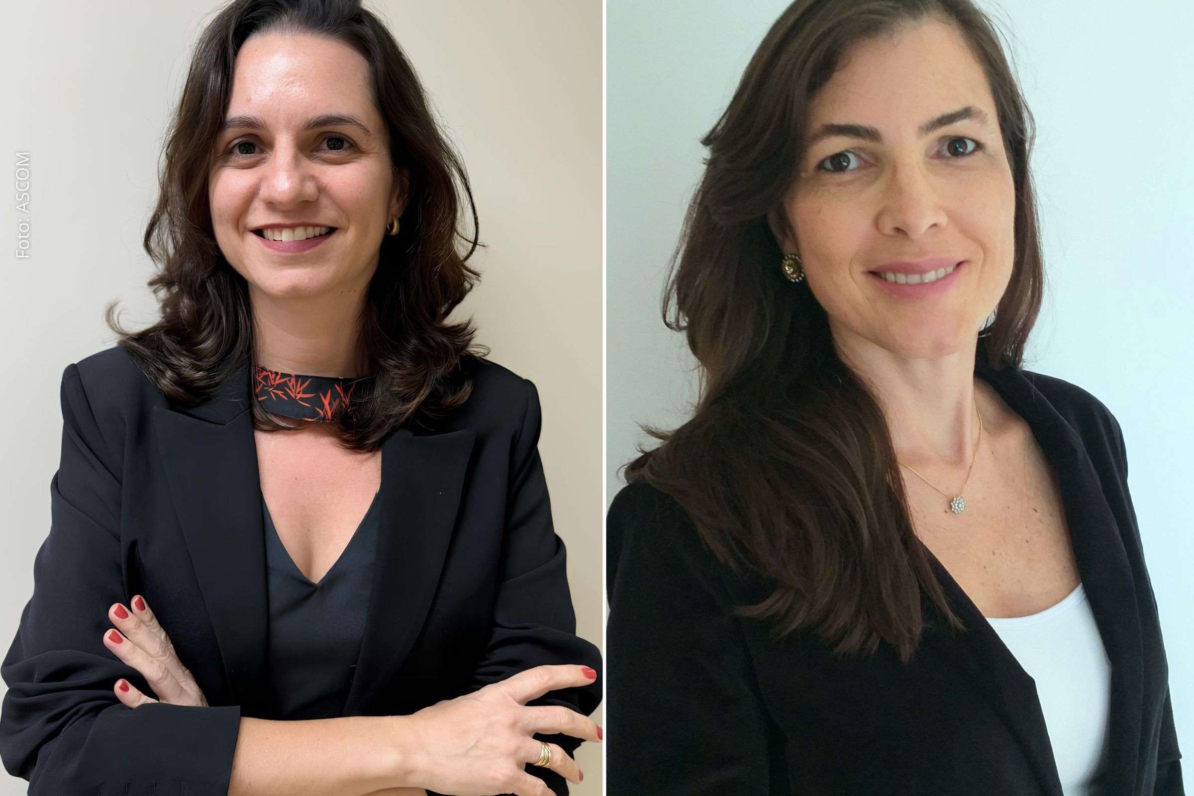 Cíntia Liberato, diretora do Capítulo Aberje Bahia, e Magnólia Borges, gerente de Relações Institucionais da Braskem na Bahia.