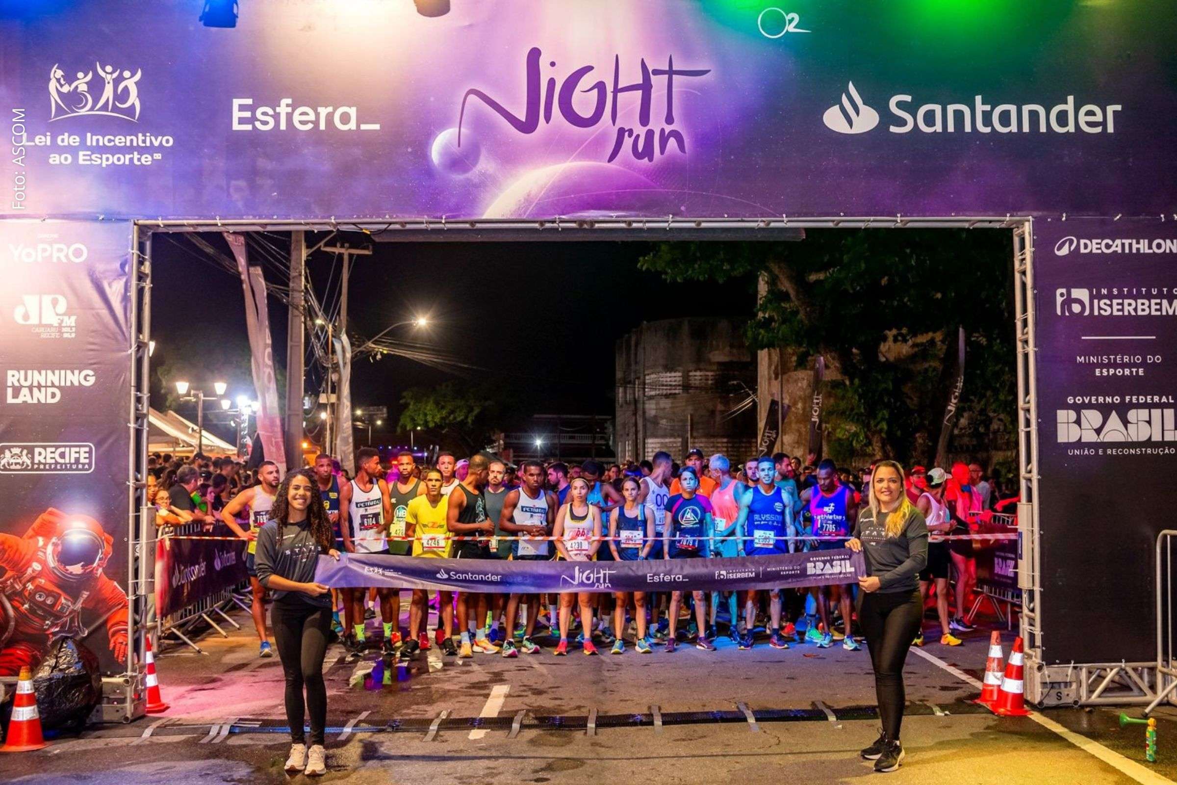 Santander Night Run leva corrida de rua para a orla de Salvador