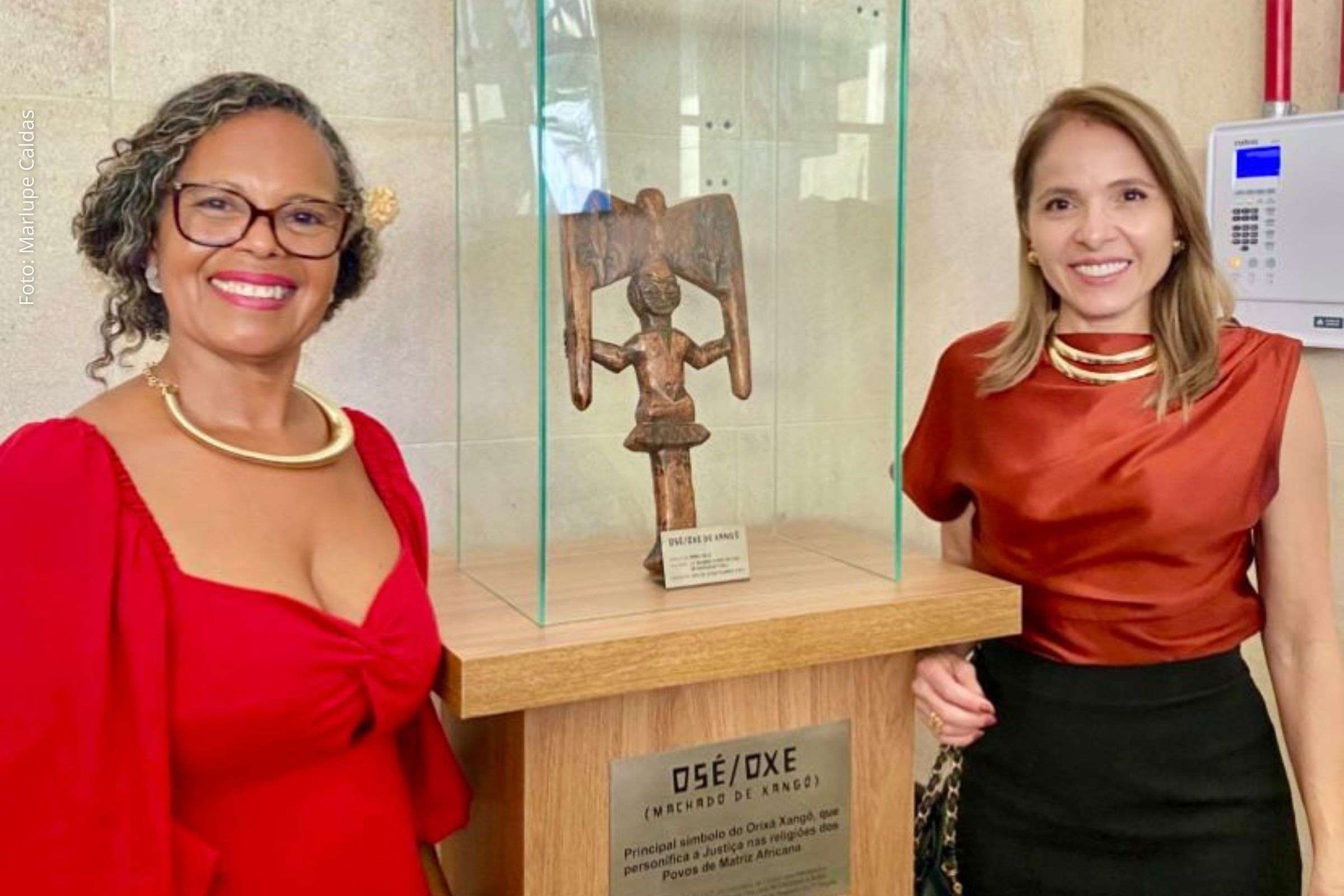 TRT5 recebe solenidade de instalação do Machado de Xangô com participação de Chris Gurgel