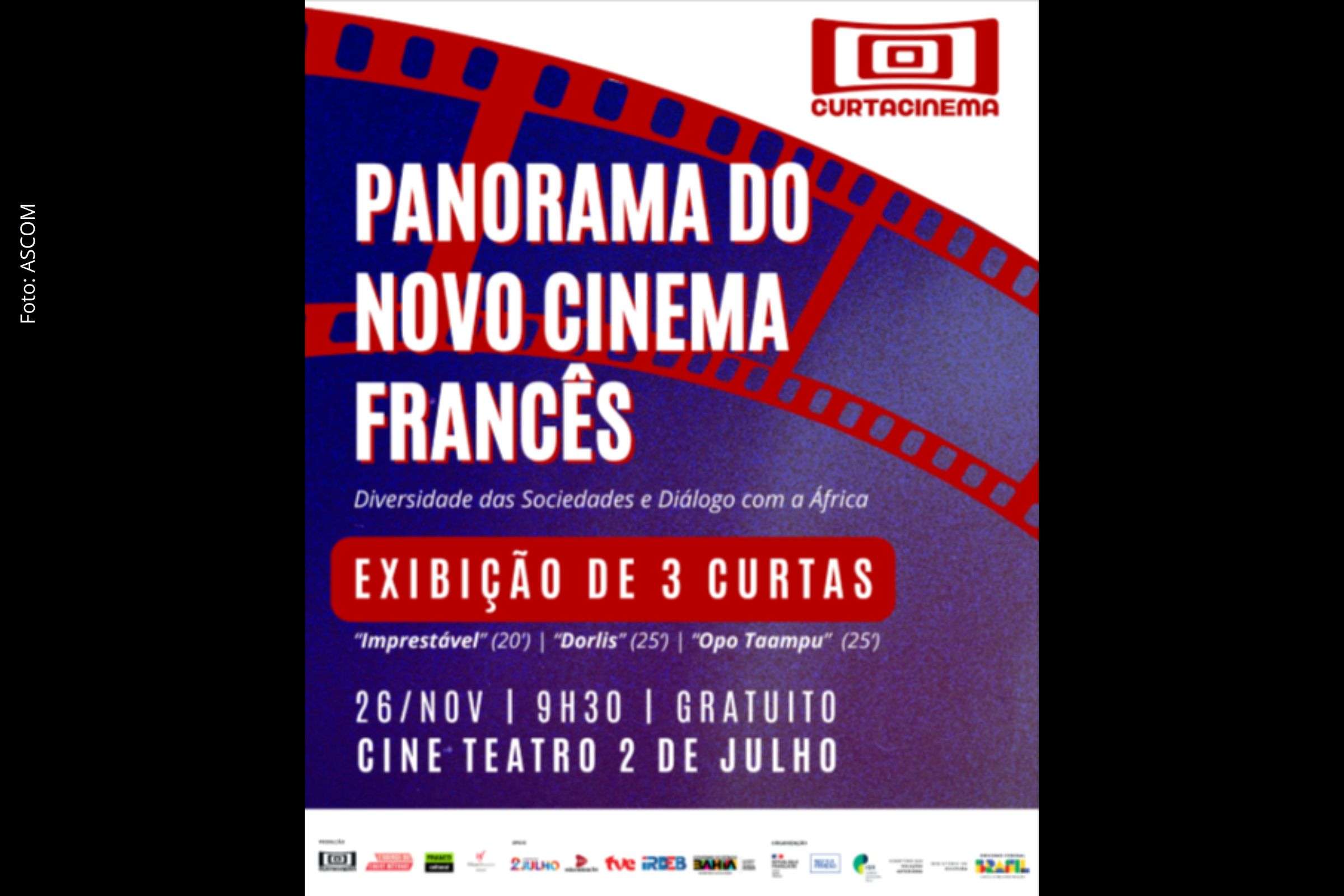 Programação cultural reúne cinema francês, seminário internacional, espetáculo teatral, dança e cineclube em Salvador