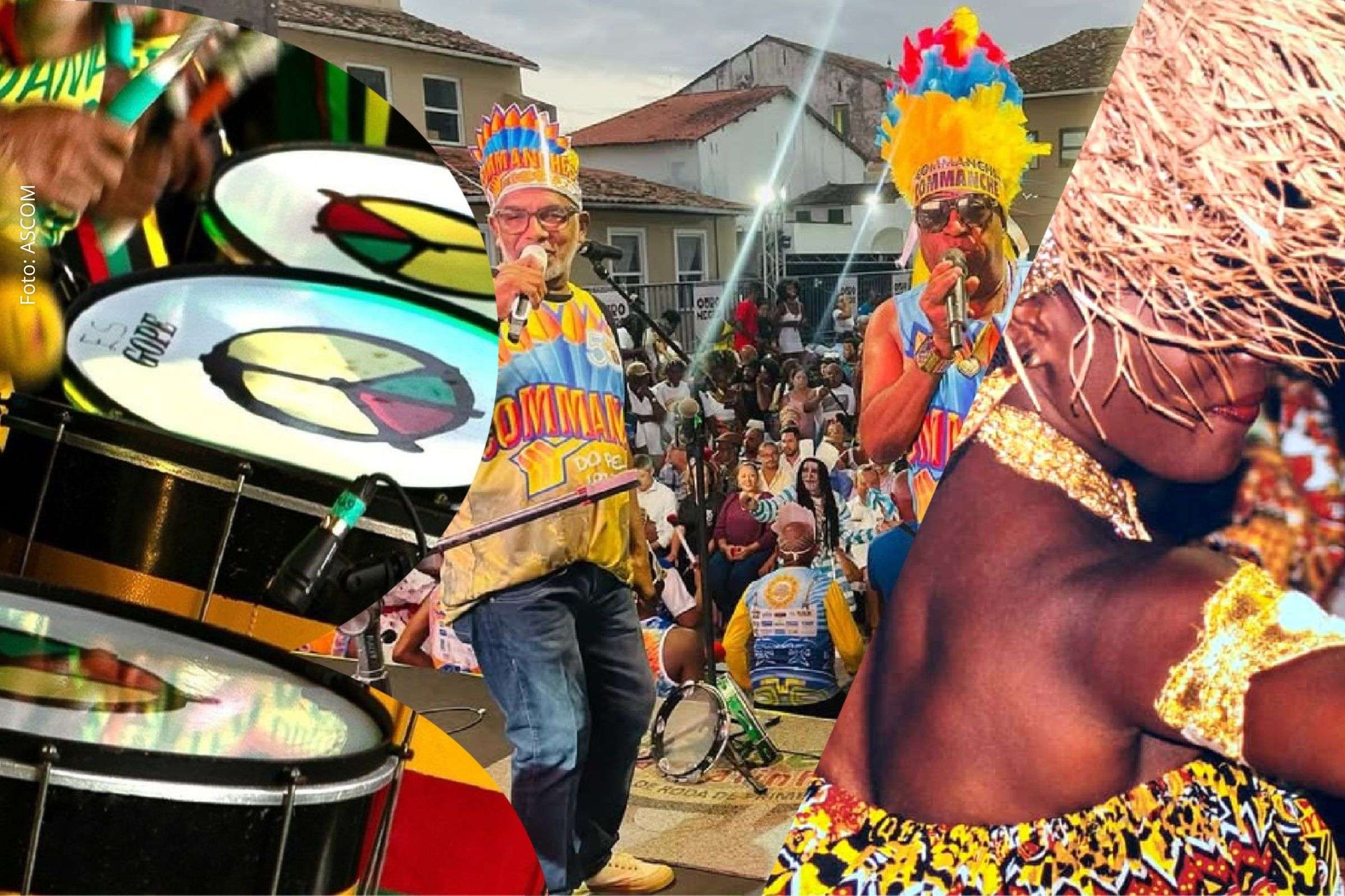 Salvador: Pelourinho recebe FEMADUM, Commanche e shows de jazz em programação cultural gratuita