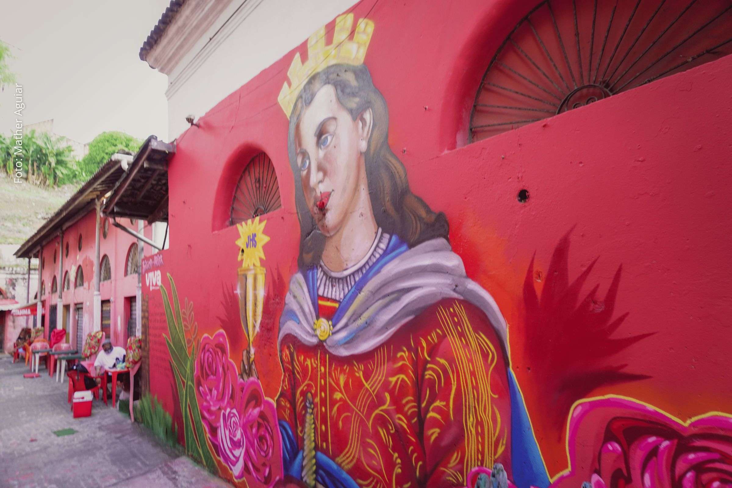 Salvador inaugura murais de grafite dedicados a Iansã e Santa Bárbara e inicia circuito de arte urbana ligado às festas populares