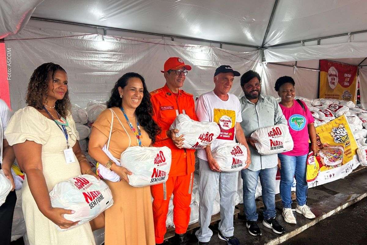 Carnaval sem Fome entrega 35 toneladas de alimentos a instituições sociais em Salvador
