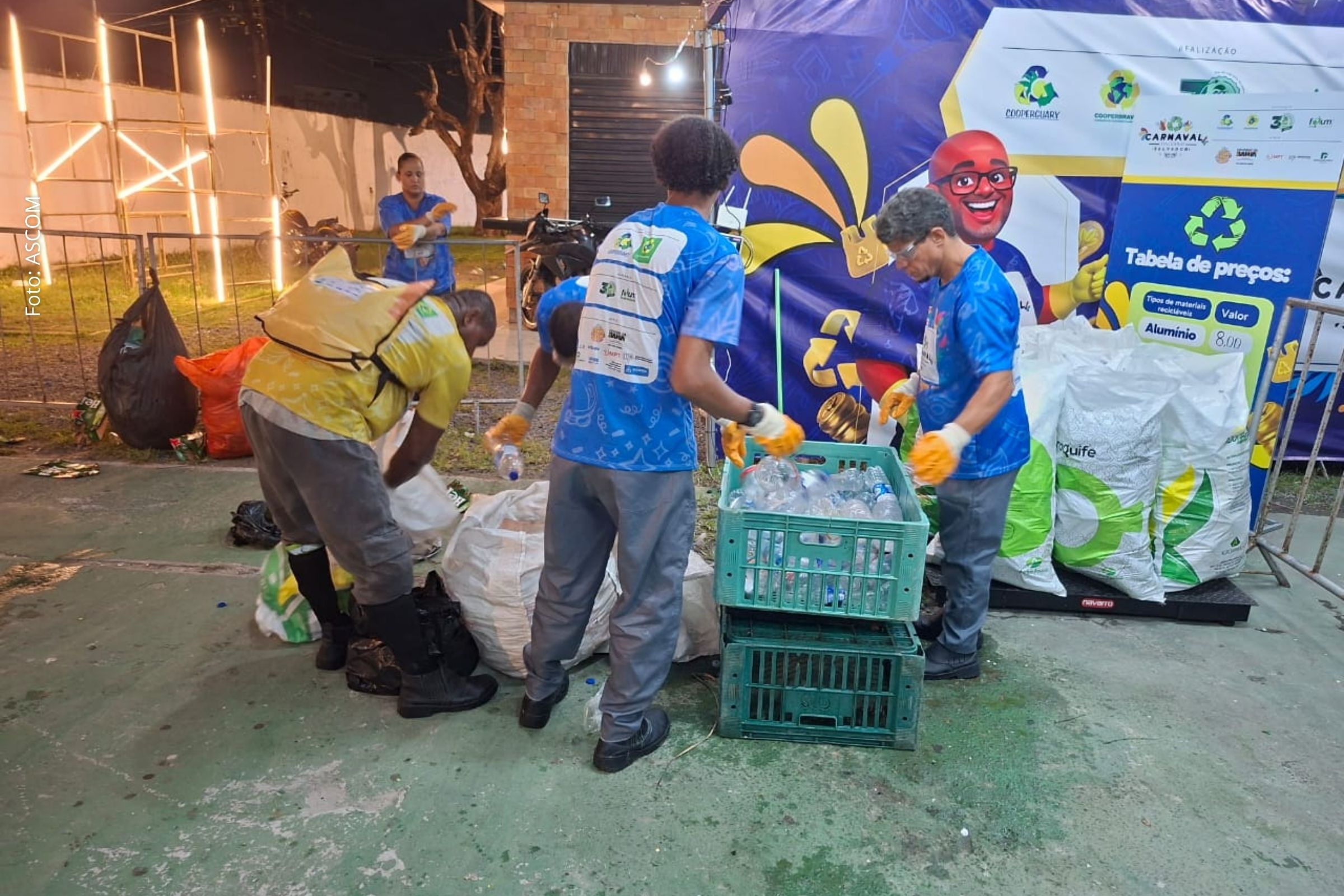 Reciclagem no Carnaval chega a Paripe e Periperi e gera renda a 550 catadores no Subúrbio Ferroviário de Salvador