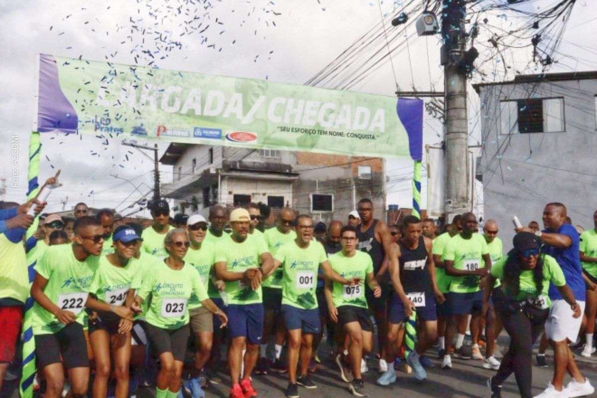 1º Circuito da Comunidade reúne 350 participantes e arrecada mais de meia tonelada de alimentos no Subúrbio de Salvador