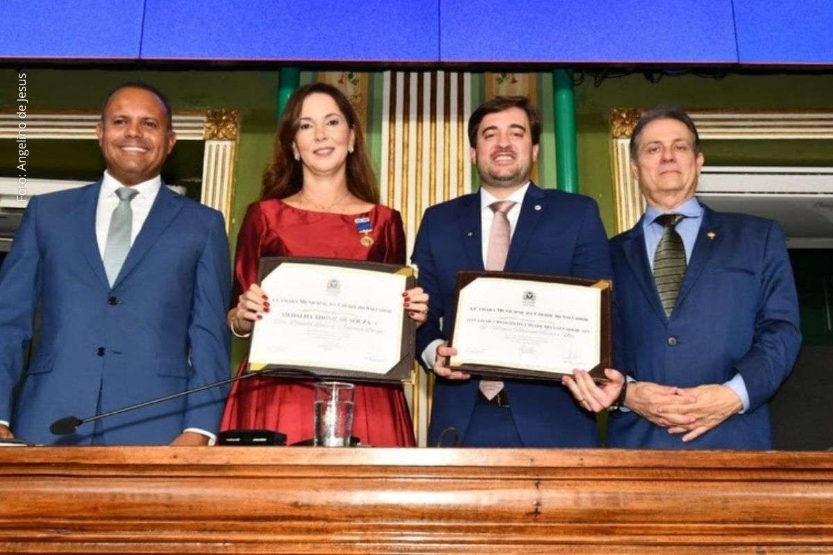 Câmara de Salvador homenageia diretoria da OAB-BA com Medalha Thomé de Souza e Título de Cidadão Soteropolitano em sessão solene