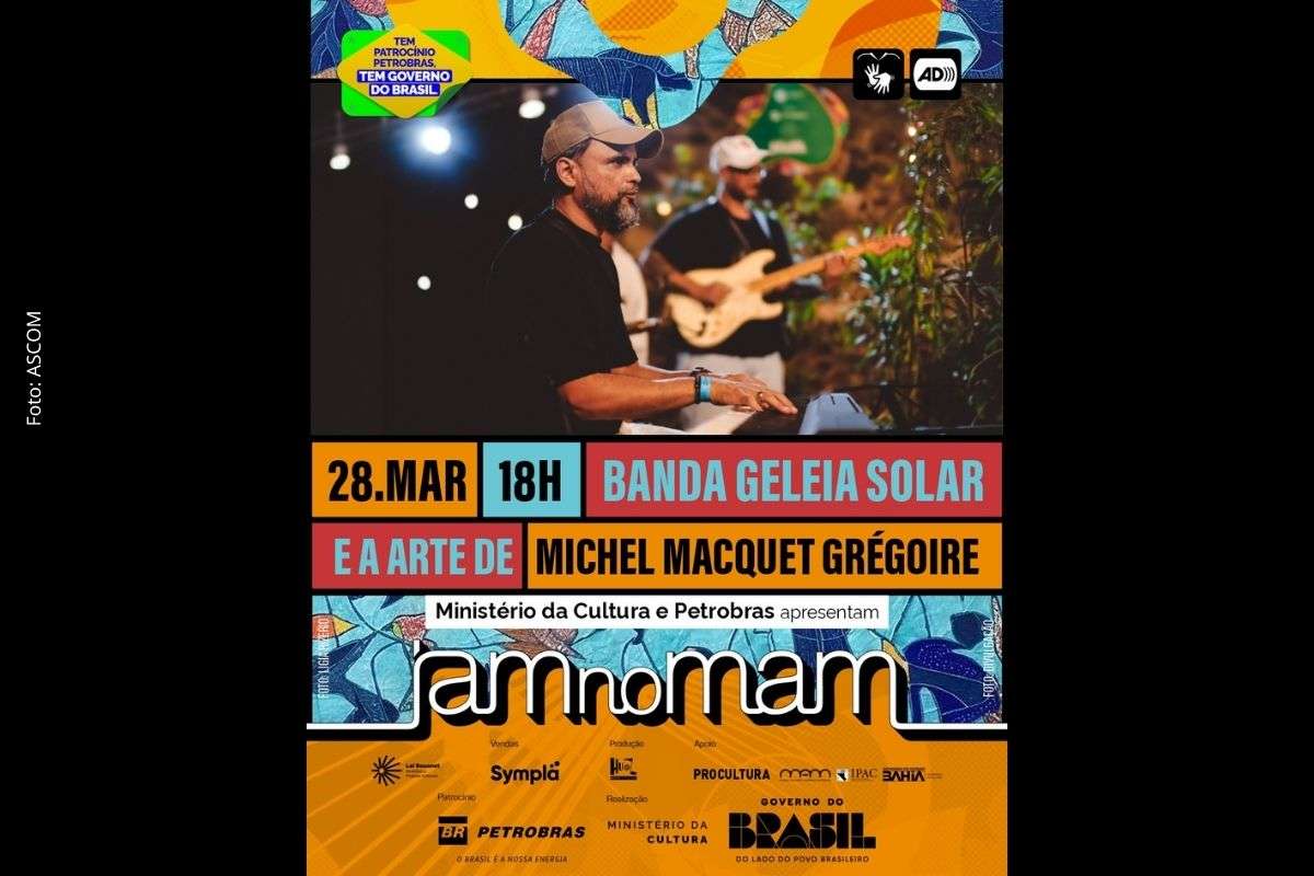 JAM no MAM promove encontro entre música e pintura em edição especial com artista francês em Salvador