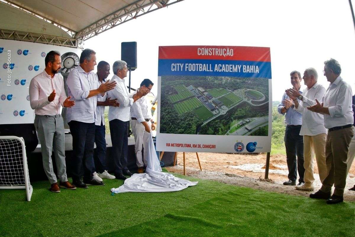 City Football Group inicia obras do City Football Academy Bahia em Camaçari com investimento em CT de 560 mil m² e presença do governador Jerônimo