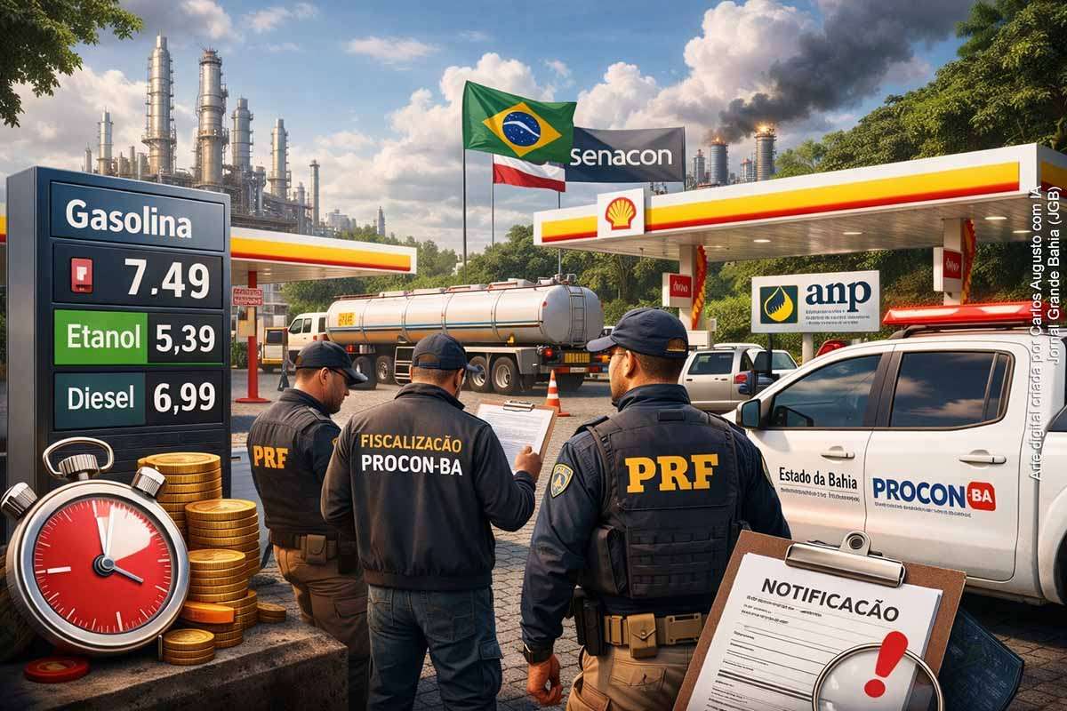 Governo da Bahia intensifica fiscalização de combustíveis e amplia monitoramento de preços em Salvador