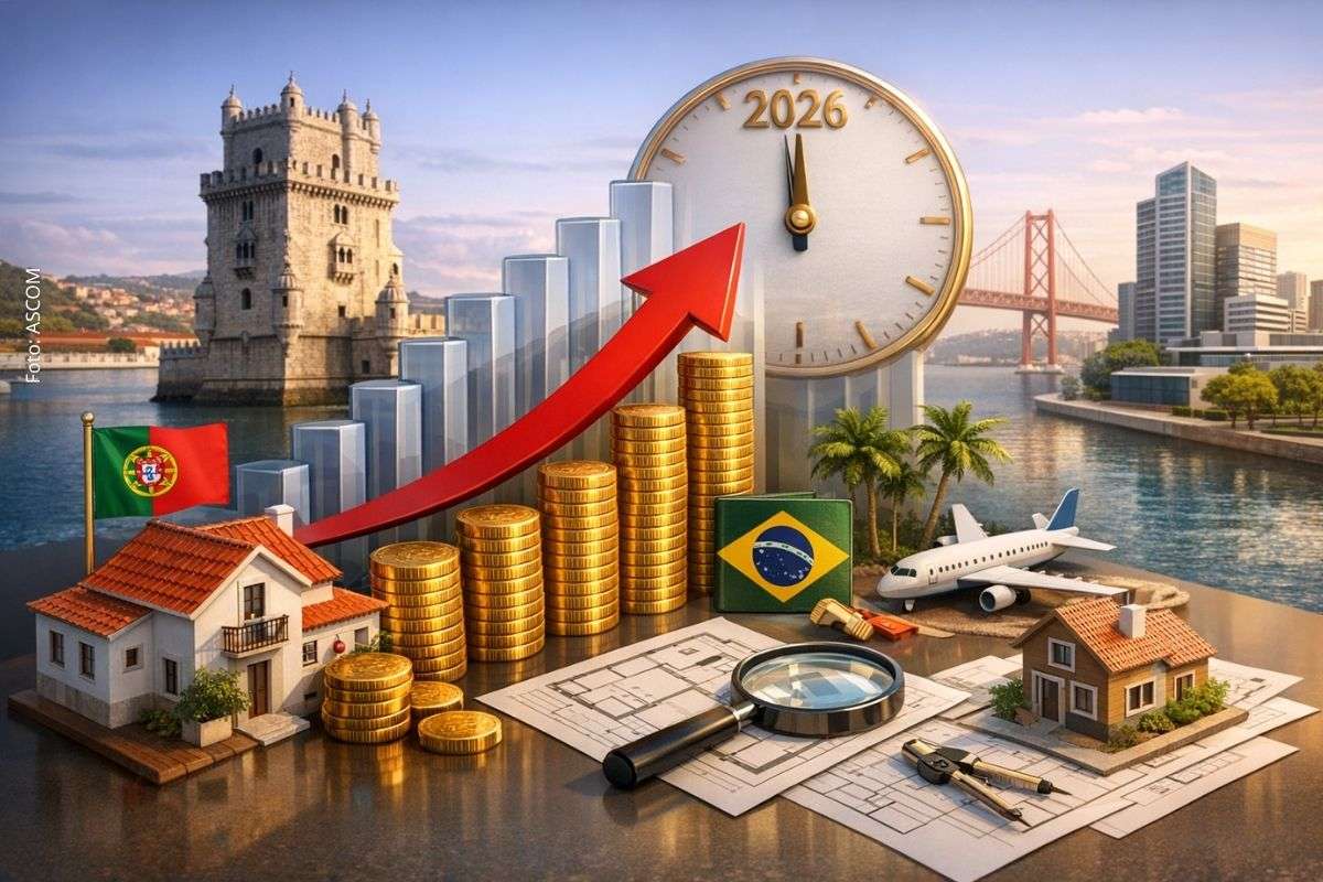 Imóveis em Portugal sobem 17,7% e juros baixos atraem brasileiros, mas mercado exige nova estratégia de investimento em 2026