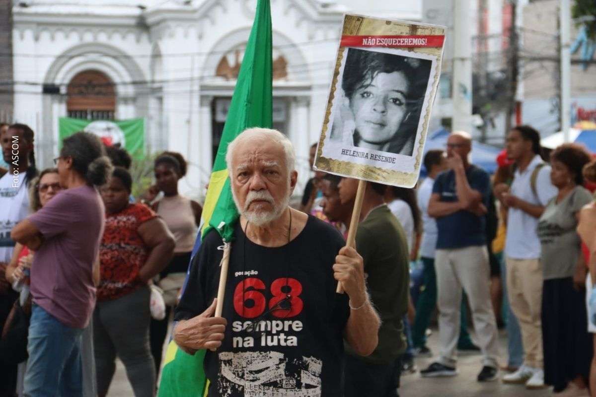 Evento na Praça da Piedade inclui caminhada, homenagens e agenda institucional sobre vítimas da ditadura militar.