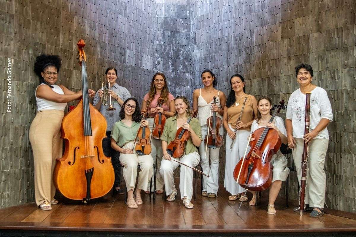 OSBA apresenta concerto Ondinas II com musicistas em Salvador no Teatro do Goethe-Institut