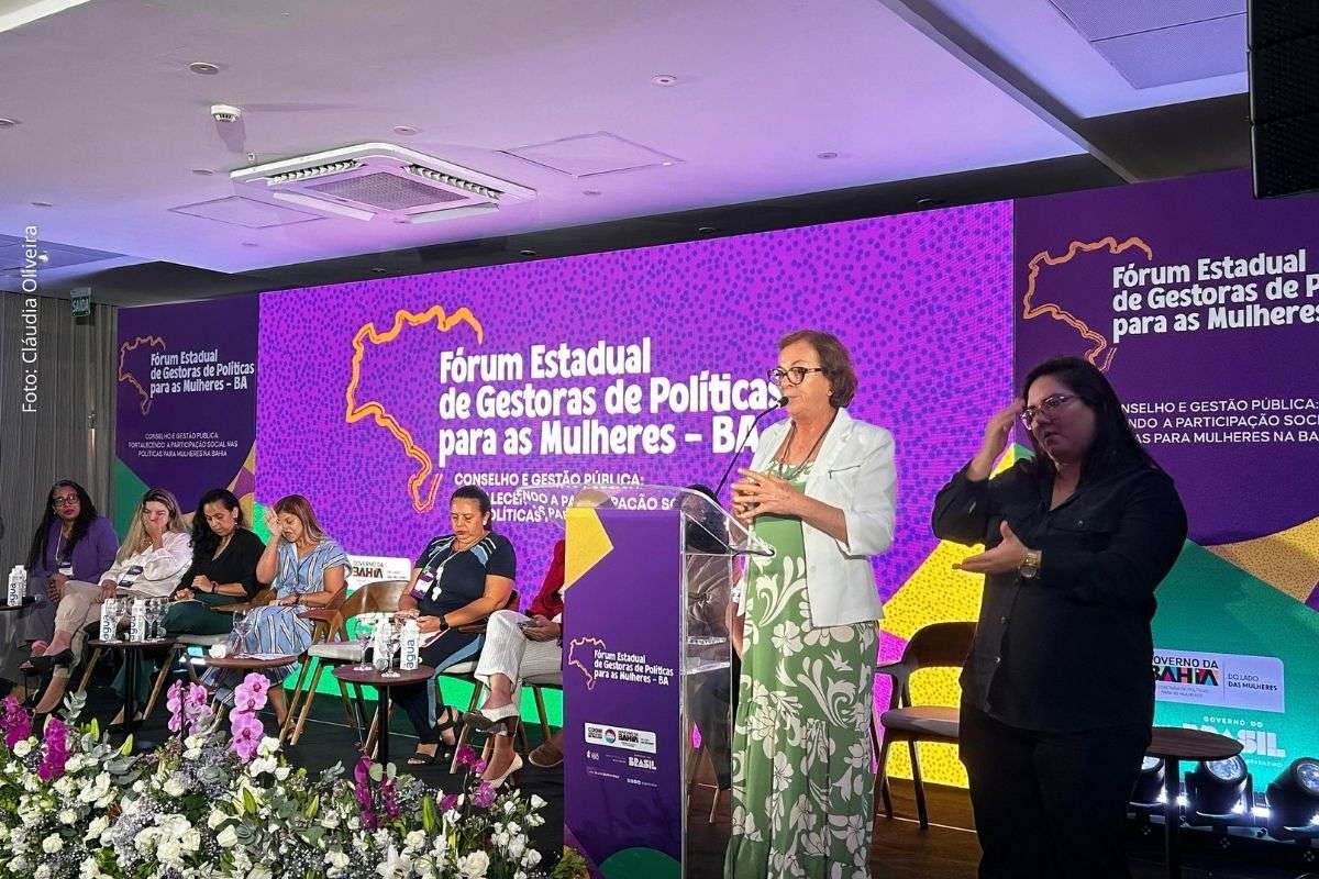 Fórum em Salvador reúne gestoras de 200 municípios para fortalecer políticas públicas para mulheres na Bahia