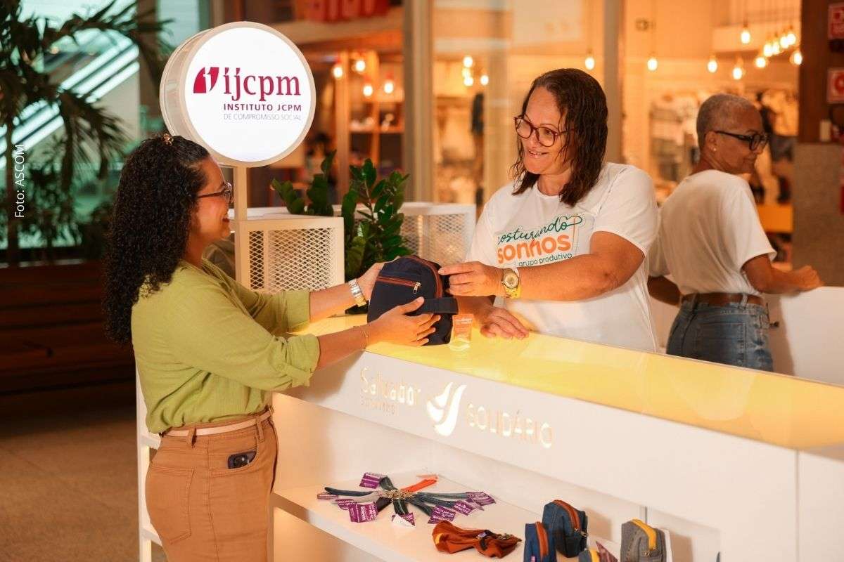 Salvador Shopping e Salvador Norte recebem Quiosque Social com vendas solidárias e renda integral para instituições apoiadas pelo Instituto JCPM