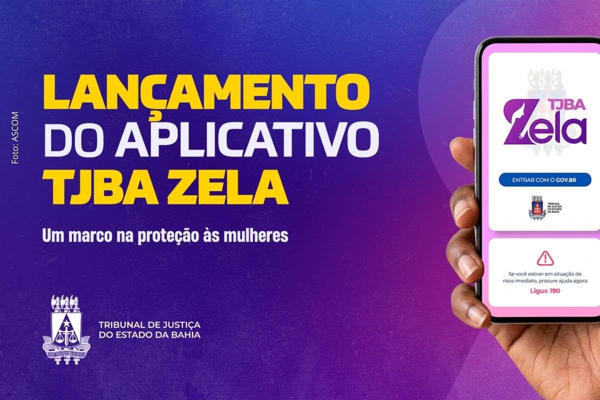 TJBA lança aplicativo TJBA Zela para solicitar medida protetiva de urgência em casos de violência doméstica