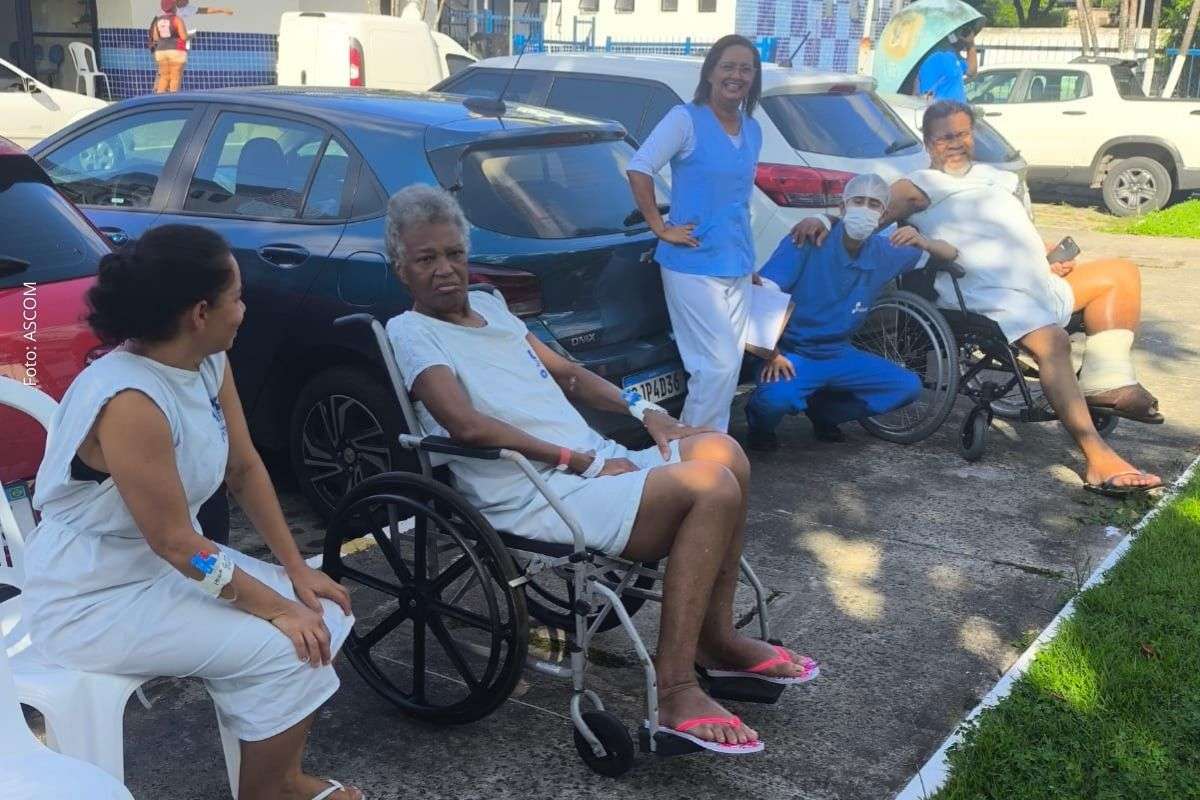Unidade do SUS em Salvador realiza banho de sol e cuidados com aparência para apoiar recuperação de pacientes internados