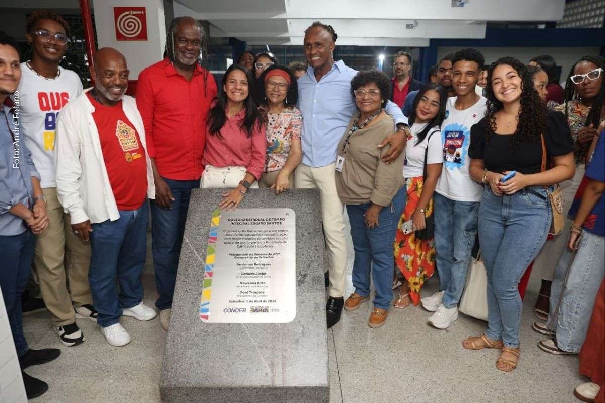 Colégio Edgard Santos é modernizado em Salvador com investimento de R$ 18 milhões e amplia ensino integral