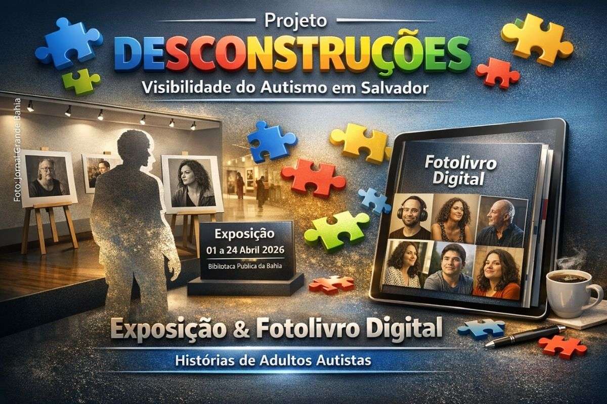 Projeto “Desconstruções” amplia visibilidade do autismo com exposição em Salvador e lançamento de fotolivro digital