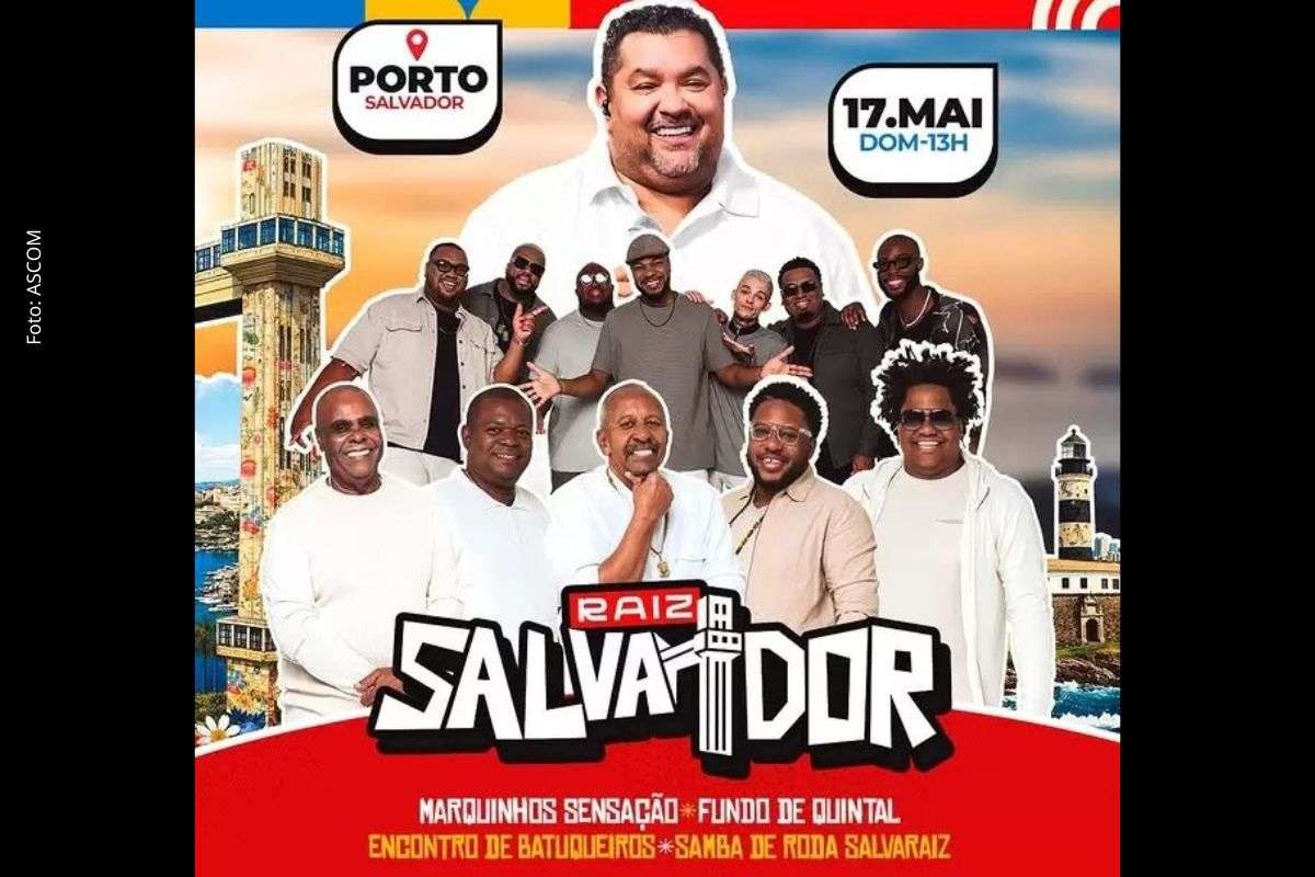 Festival será realizado no domingo (17/05/2026) e terá programação voltada ao samba tradicional com atrações nacionais e artistas da cena local.