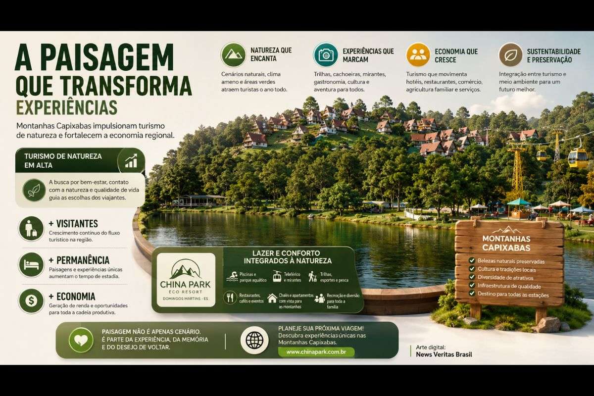 Como a paisagem influencia na experiência do turista? Montanhas Capixabas impulsionam turismo de natureza e fortalecem economia regional