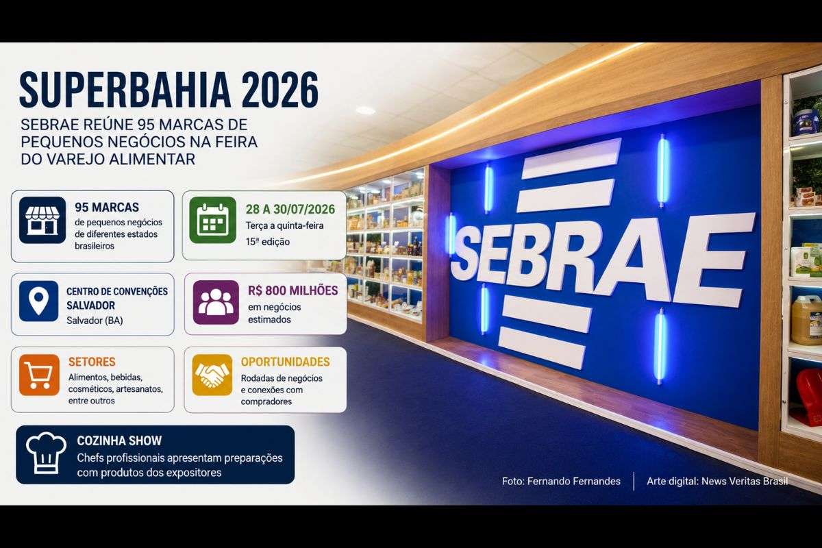 Feira será realizada no Centro de Convenções Salvador, com participação do Sebrae, supermercadistas, fornecedores e empresas de diferentes segmentos da cadeia de abastecimento.