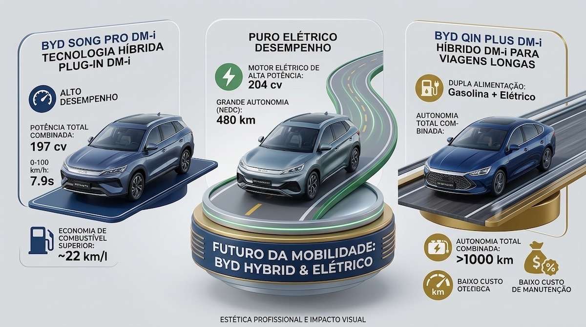BYD amplia modelos no Move Brasil